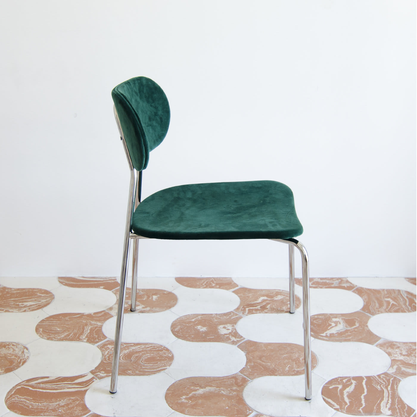 Lombrella Velvet Chair by Andrea Forapani - Lombrello