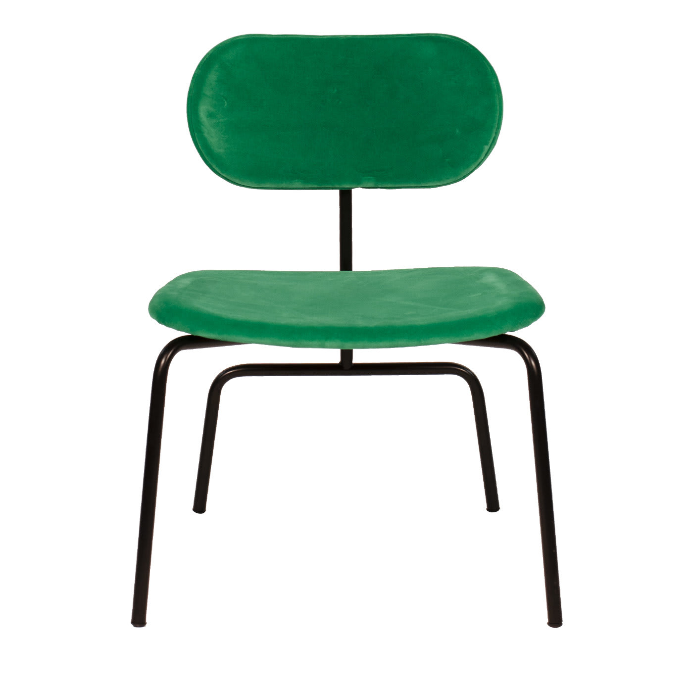 Lombrella Velvet Lounge Chair Green by Andrea Forapani - Lombrello