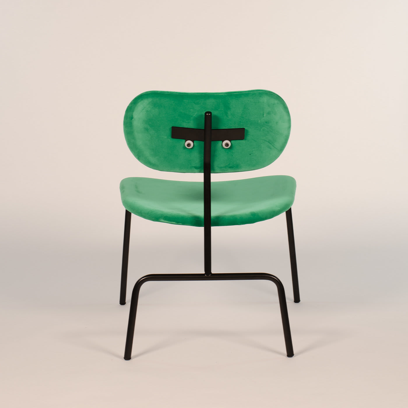 Lombrella Velvet Lounge Chair Green by Andrea Forapani - Lombrello