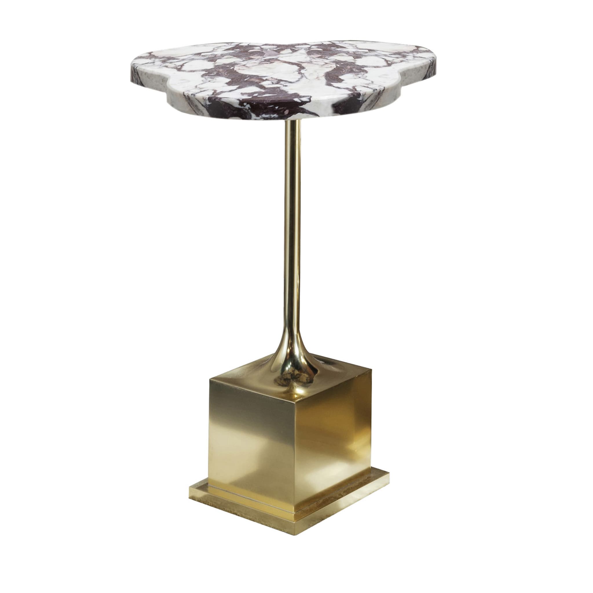 White Marble Top Side Table - Main view