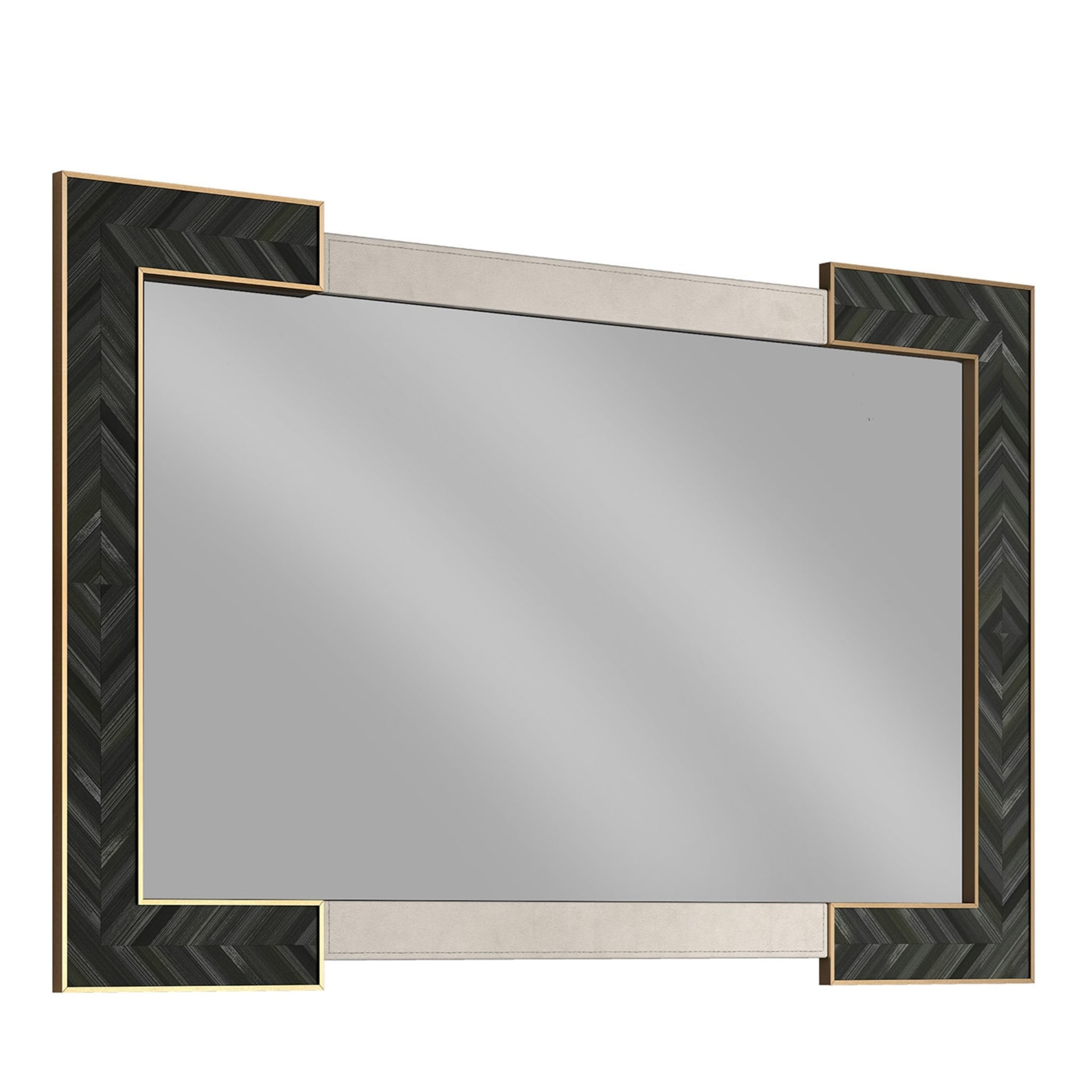 Grisaglia Wall Mirror with Integrated 43" TV by Alfredo Colombo - Main view