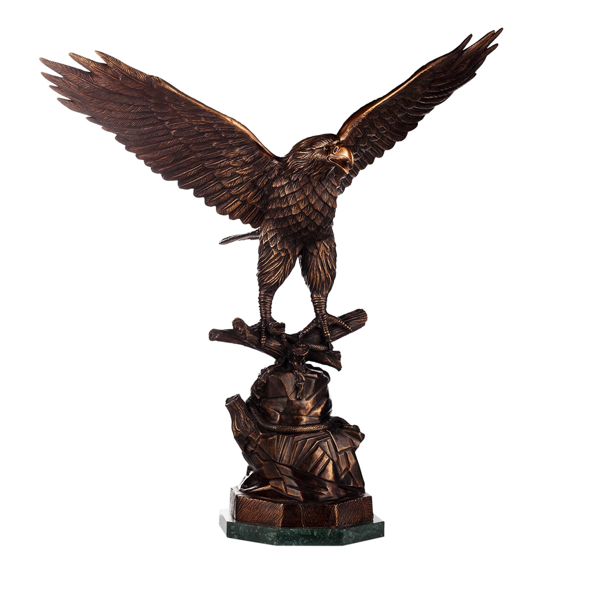 Grande sculpture Aquila - Vue principale