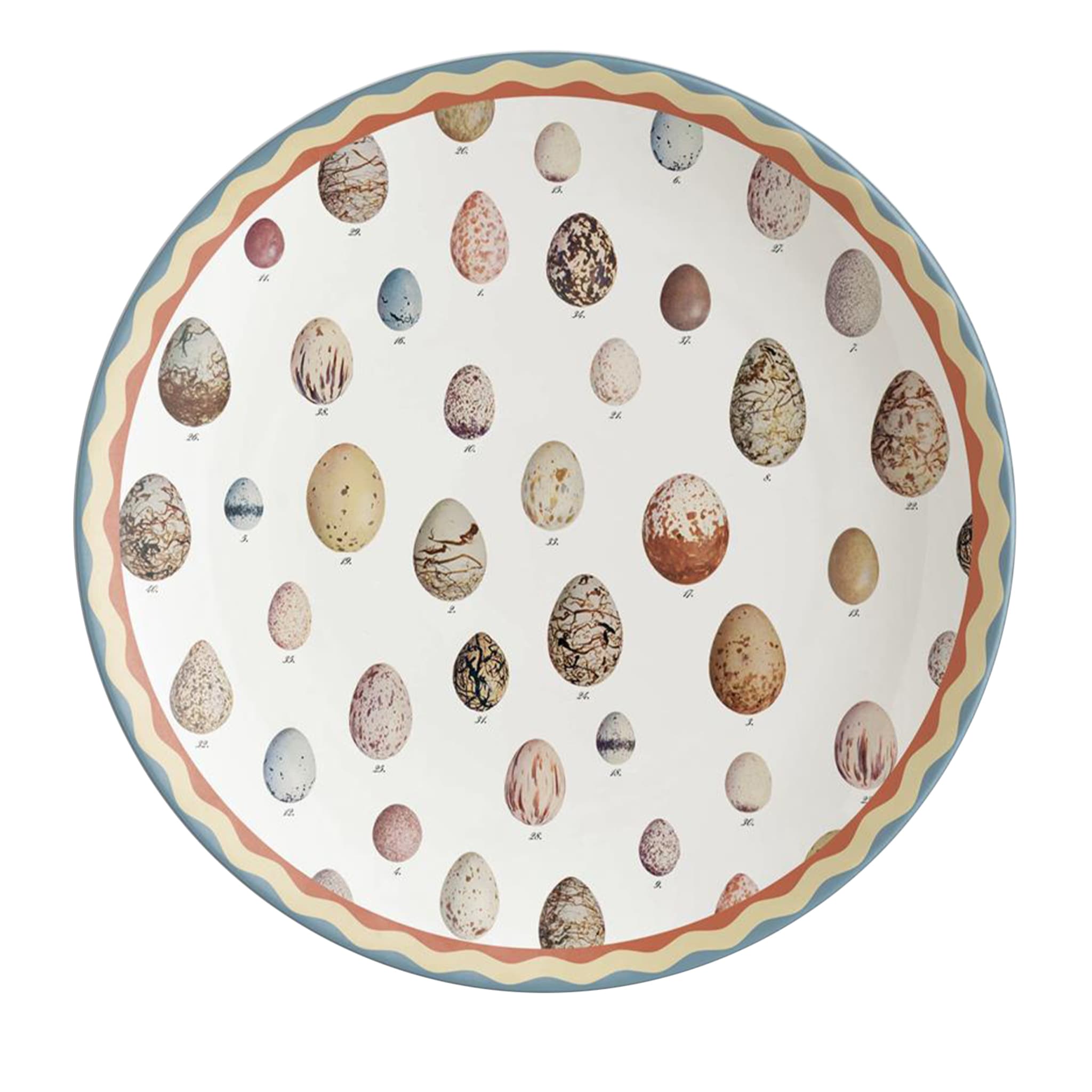 Cabinet De Curiosités Porcelain Charger Plate With Eggs - Main view