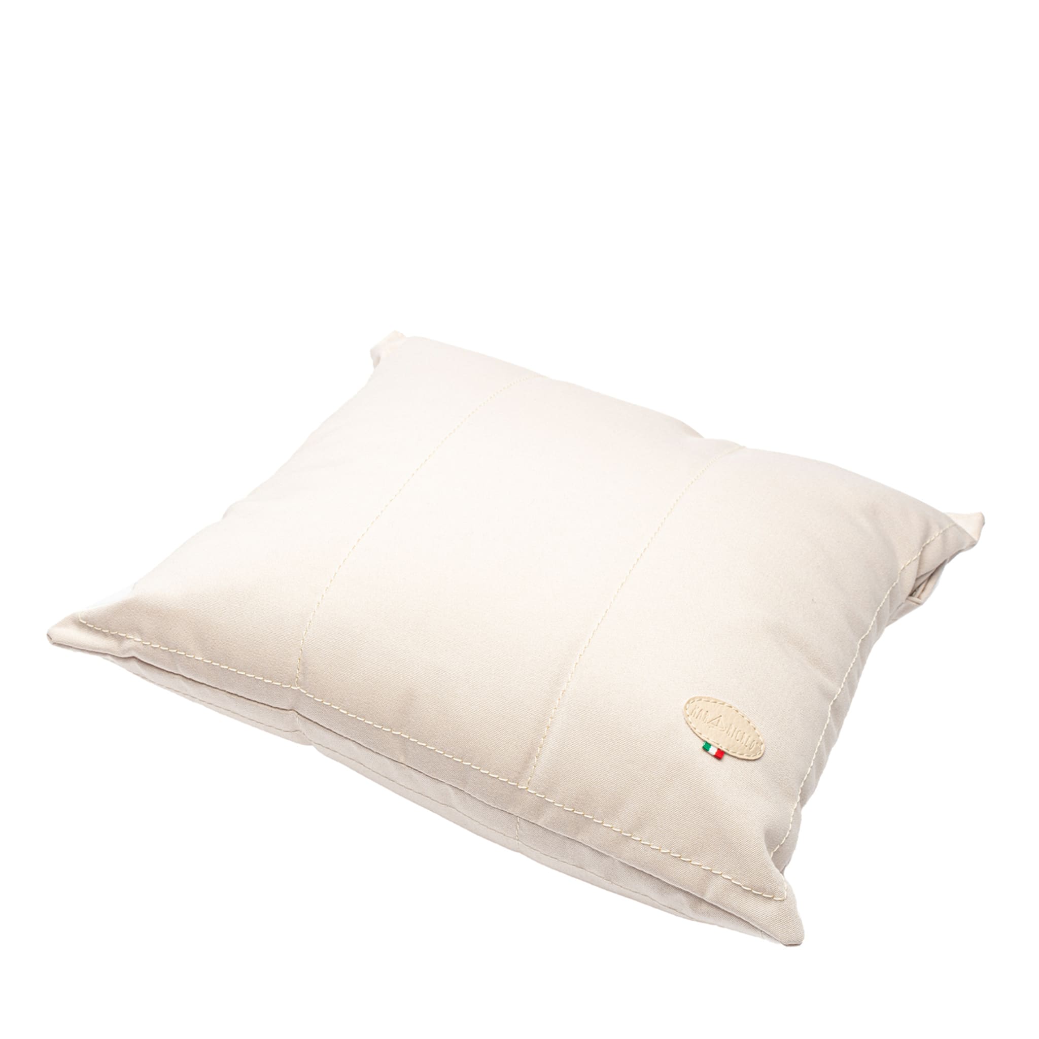 Set of 2 Square Water-Resistant Cream Cushions - Main view