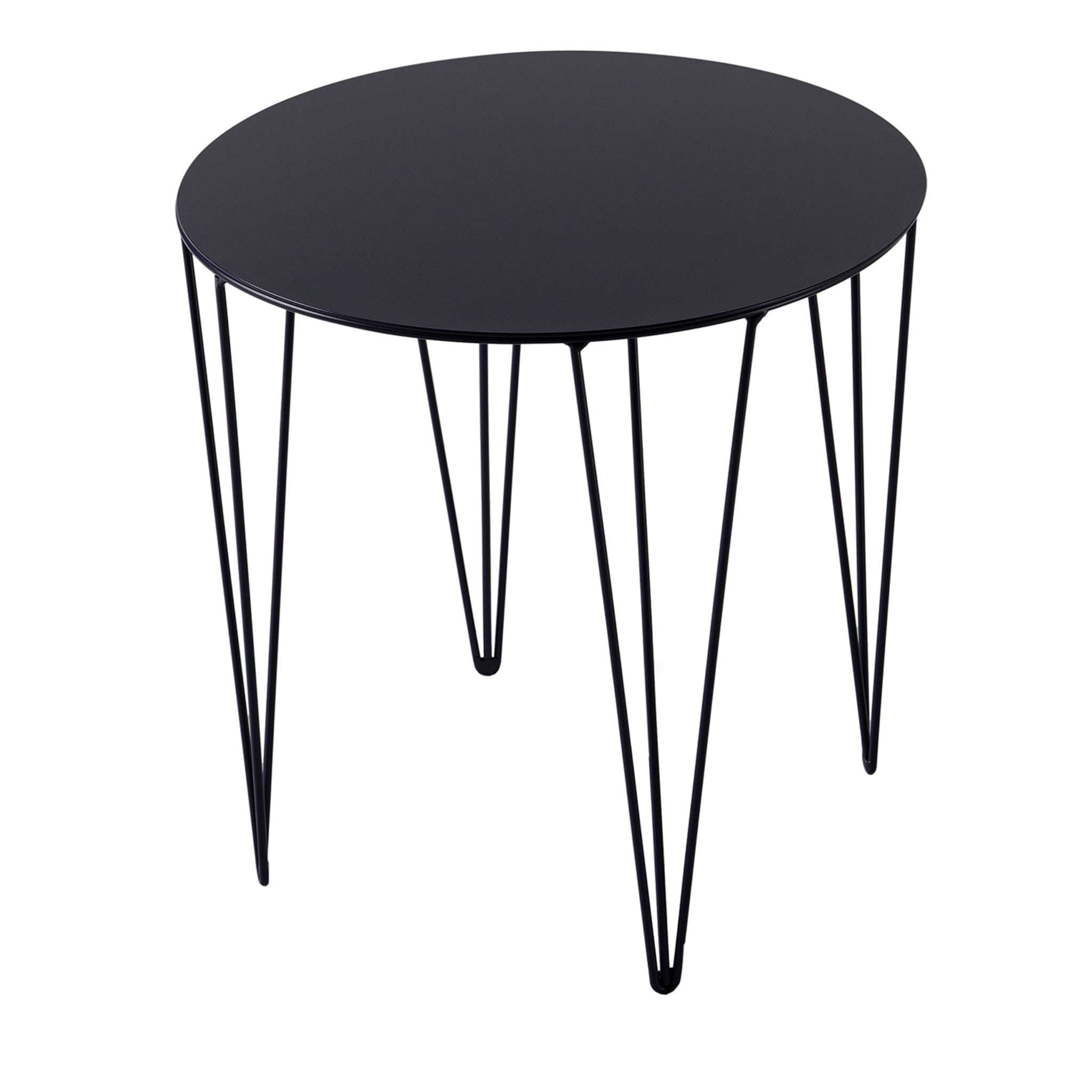 Chele Black Round Coffee Table #1 - Main view