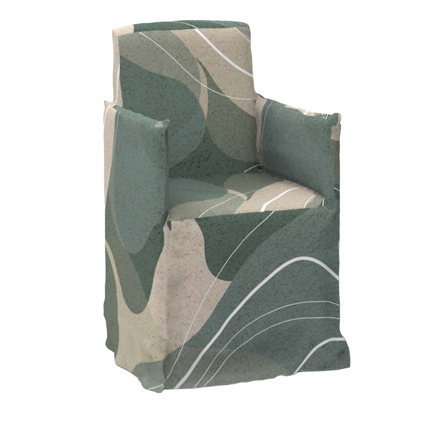 Rochester Green-Toned Armchair - Momenti