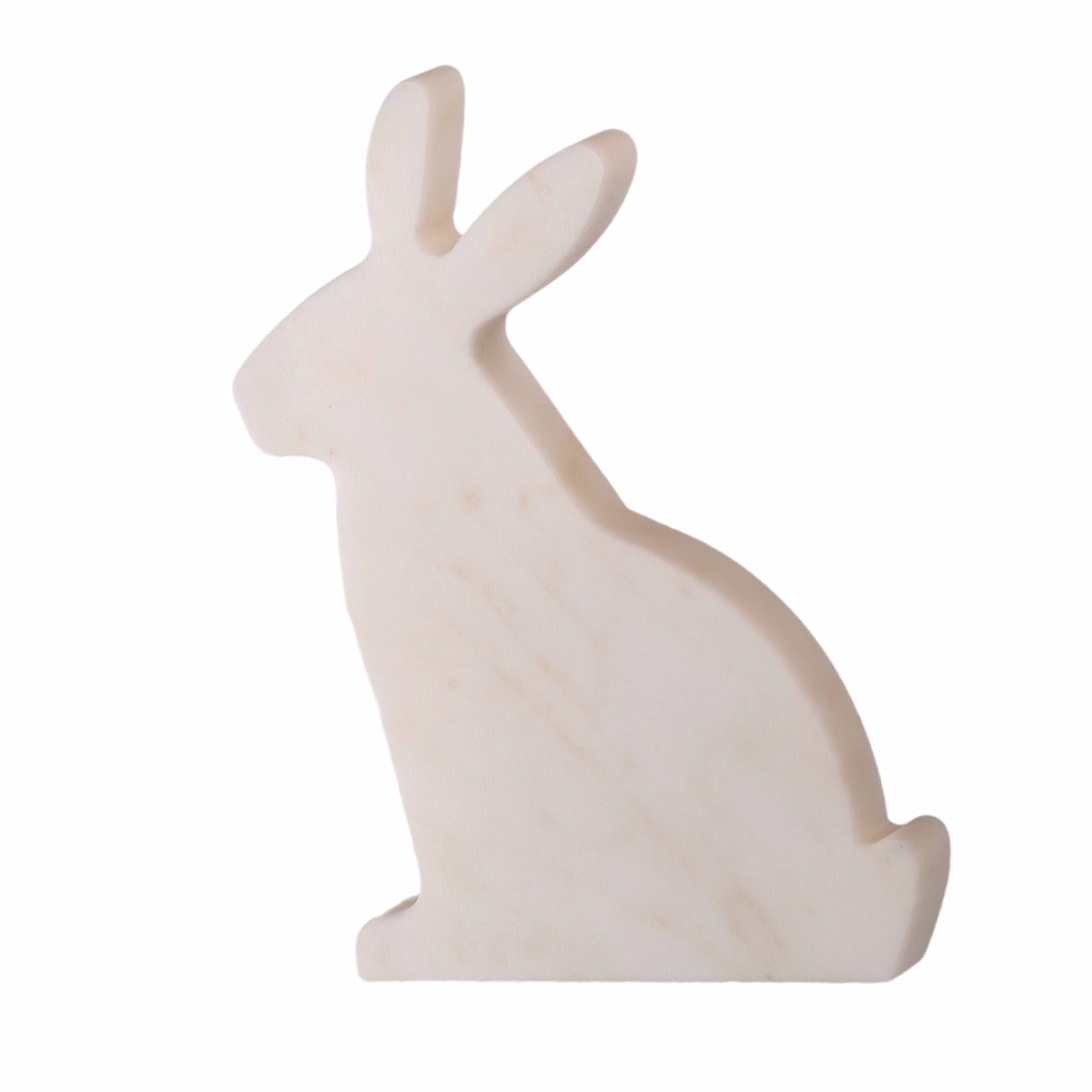 Fermalibro destro Bunny White Carrara di Alessandra Grasso - Vista alternativa 1