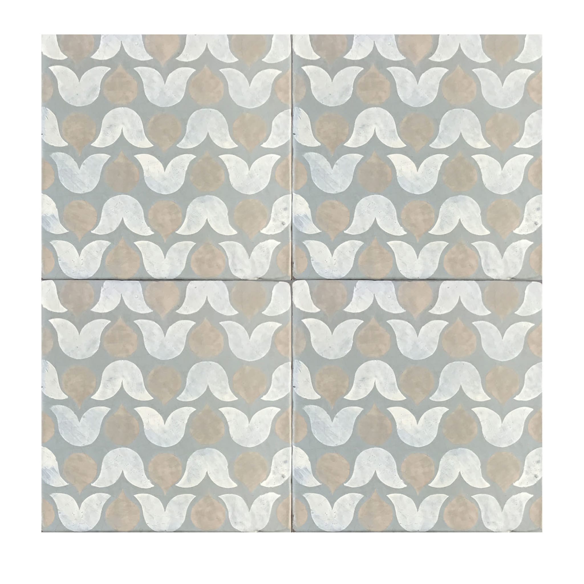 Daamè Set di 25 piastrelle quadrate grigie #2 - Vista principale