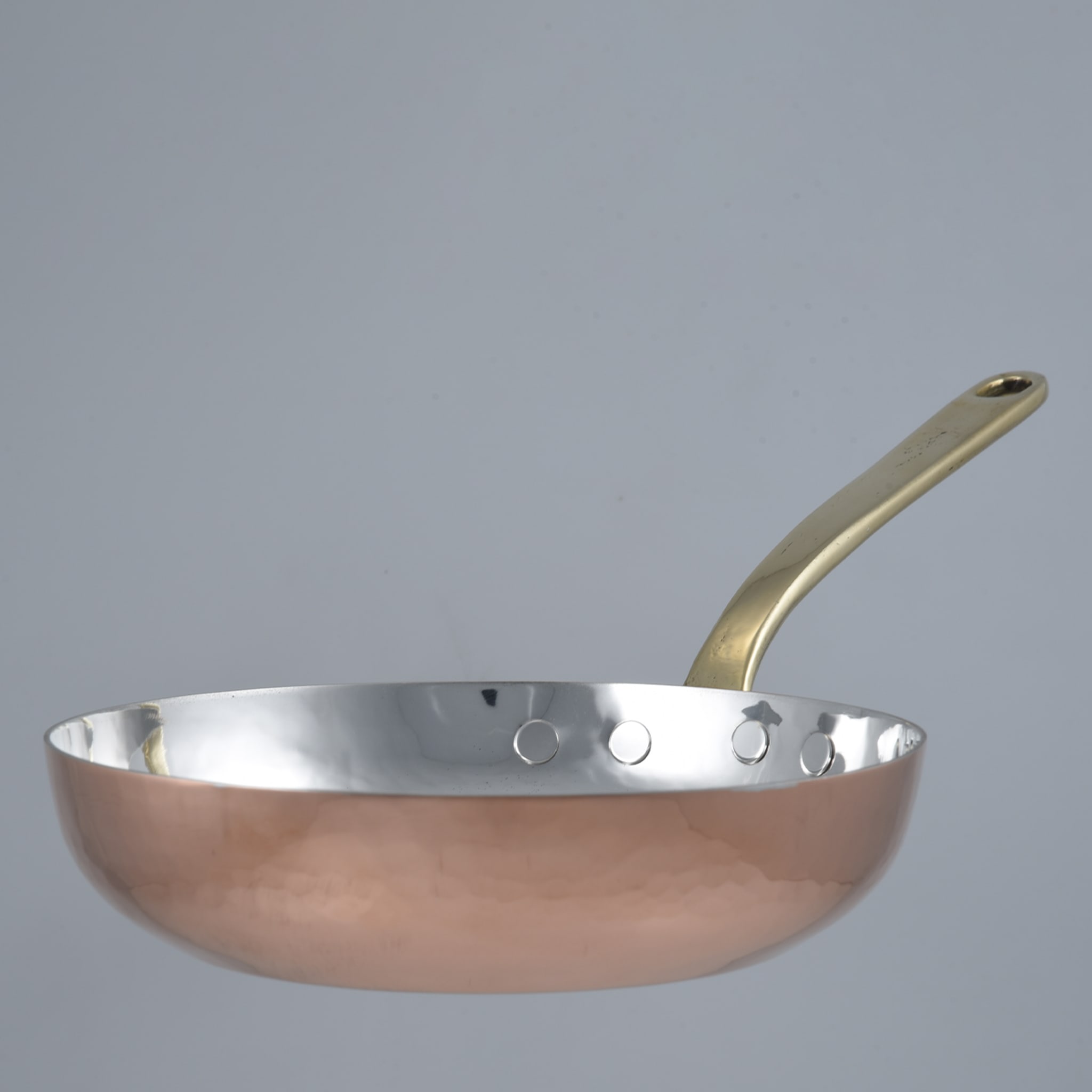Silver Lined Bulging Copper Pan - Alternative view 2