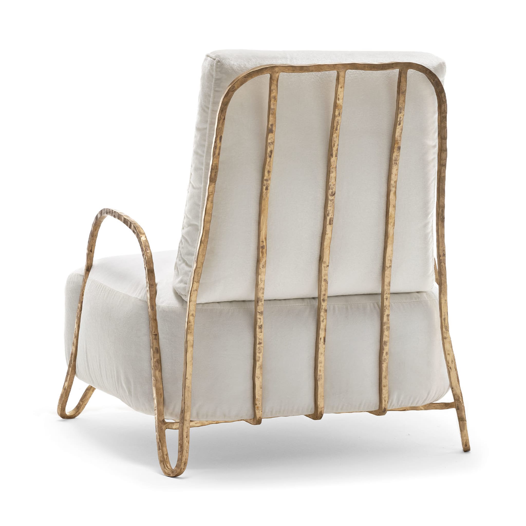 Moonlight White and Gold High Armchair - Alternative view 3