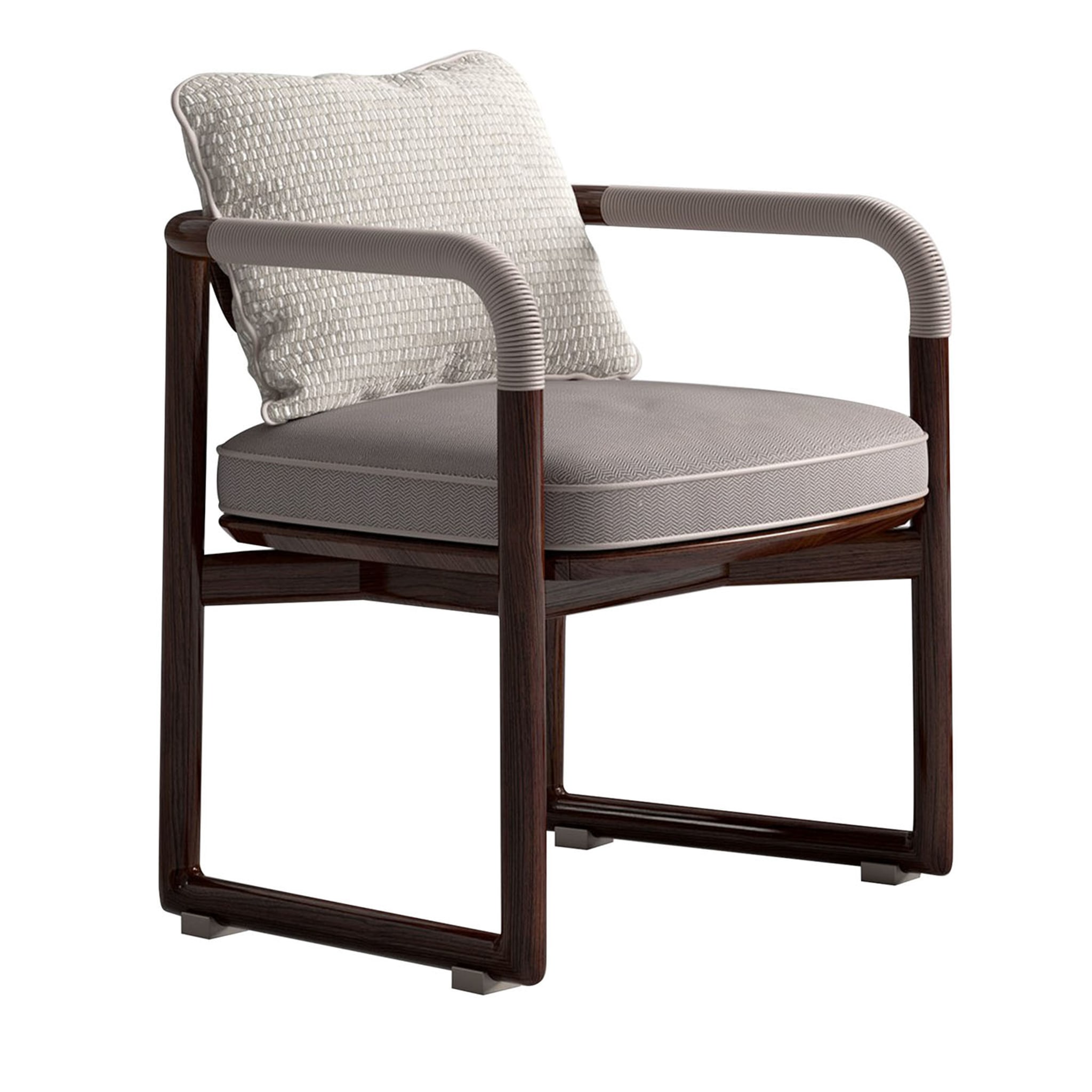 Wood Beige Chair - Main view