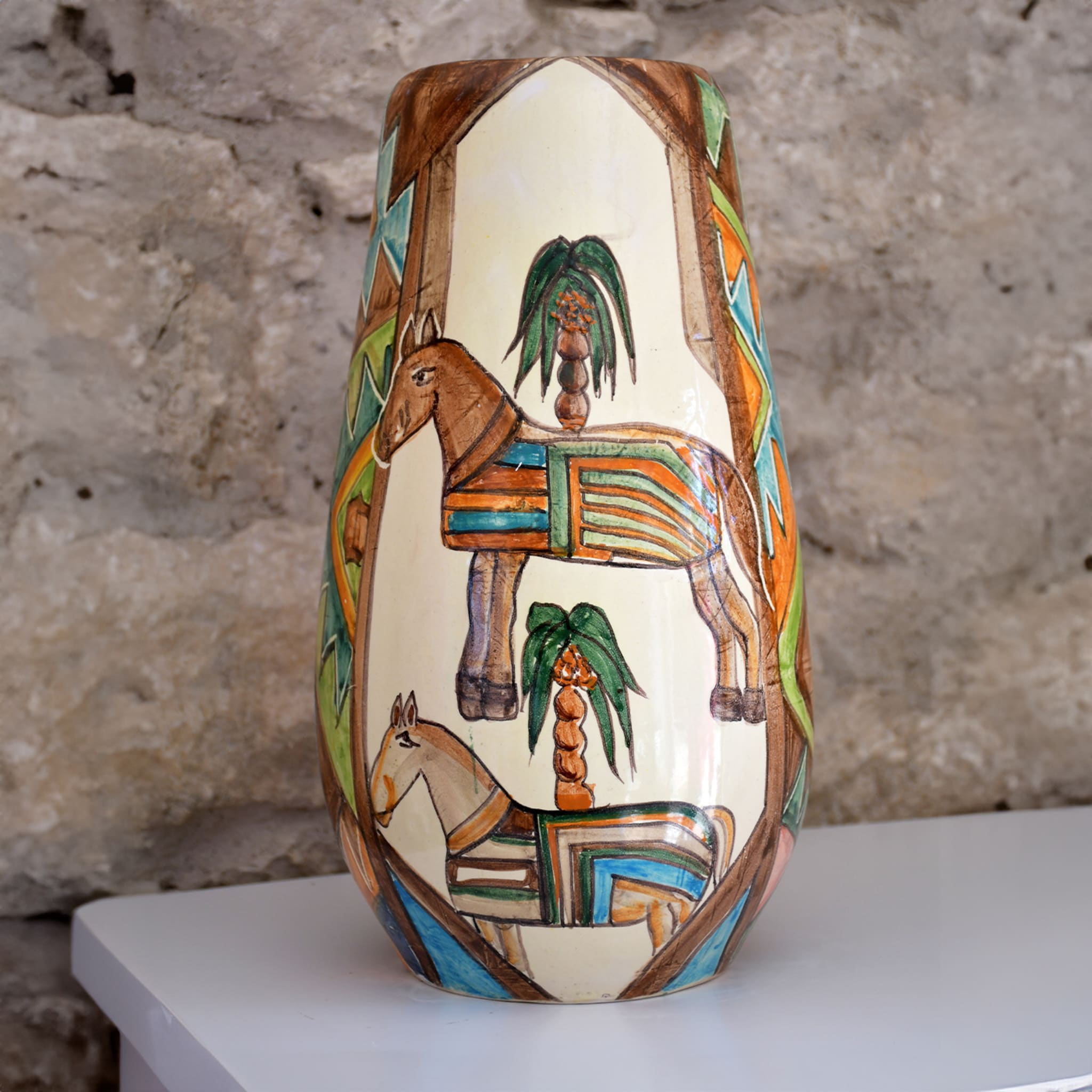 Hermes Polychrome Vase - Alternative view 1