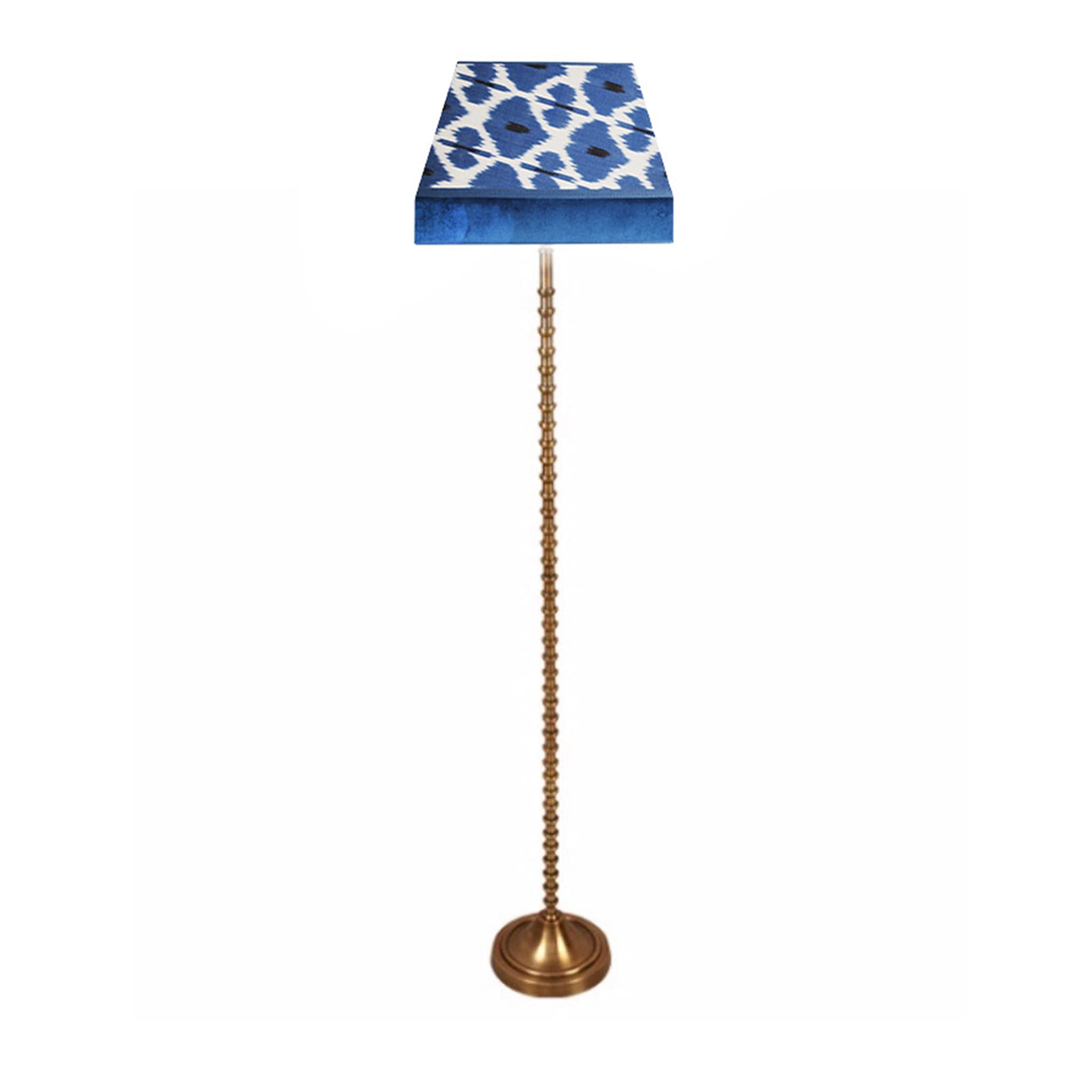 Ikat Blu Floor Lamp - Main view