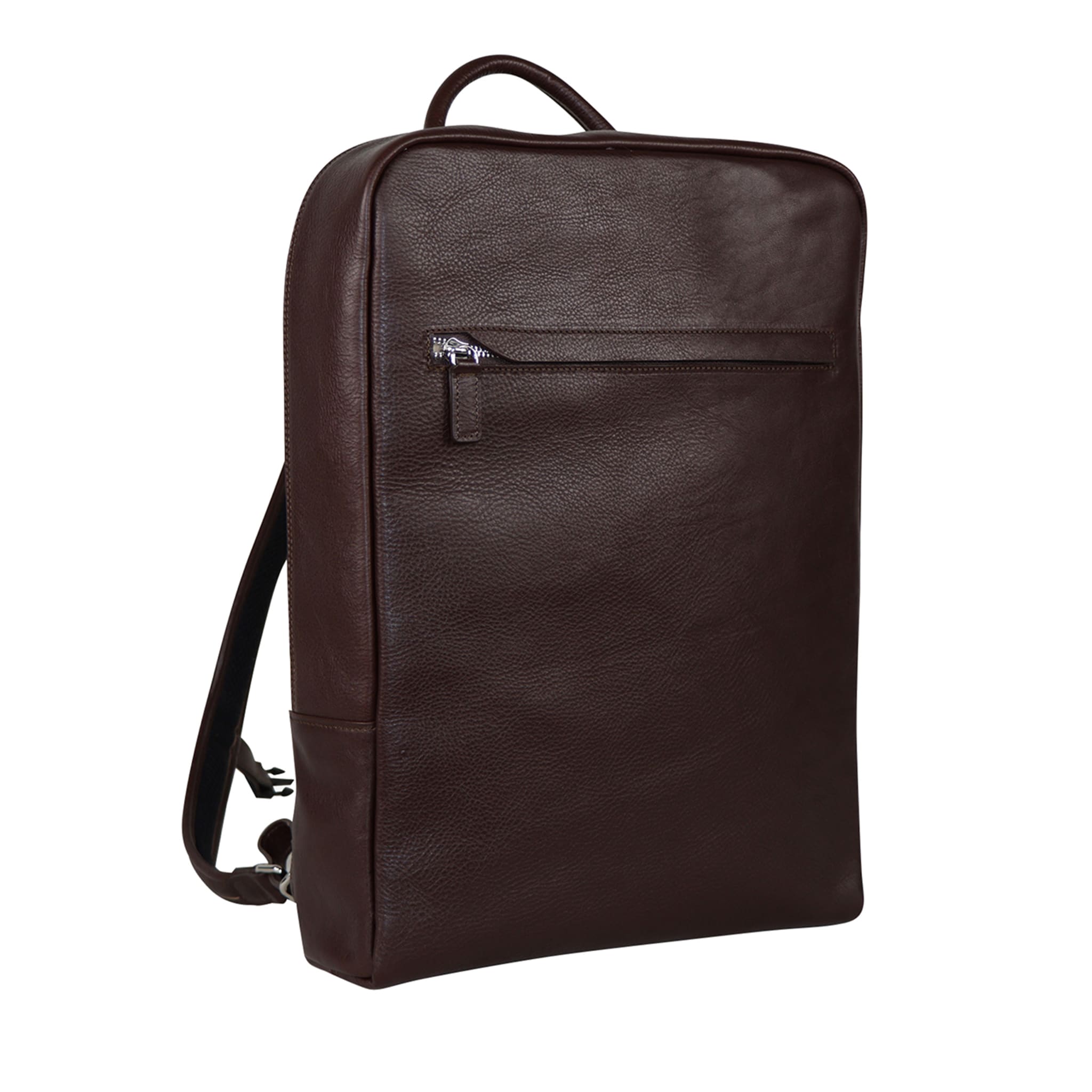Classic Brown Laptop Backpack - Main view