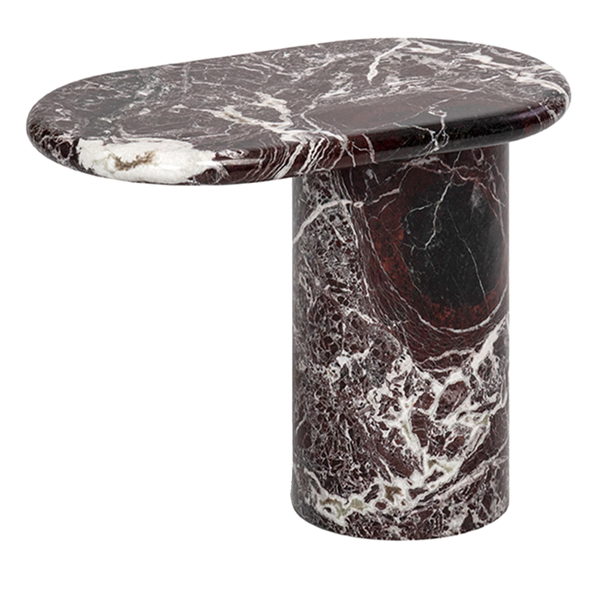 Cantilever S Rosso Levanto Marble End Table by Matteo Zorzenoni - Main view