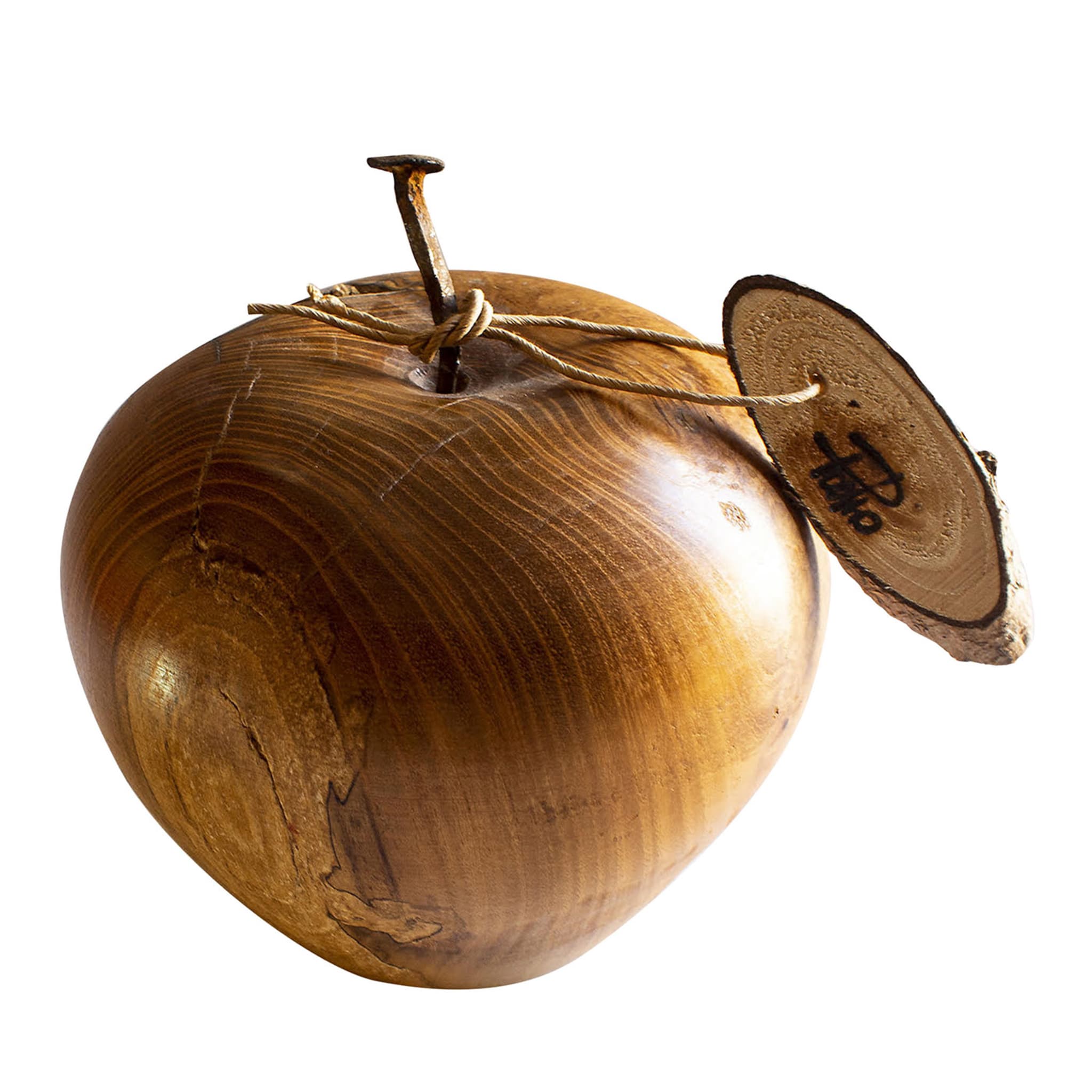 Manzana de madera de acacia - Vista principal