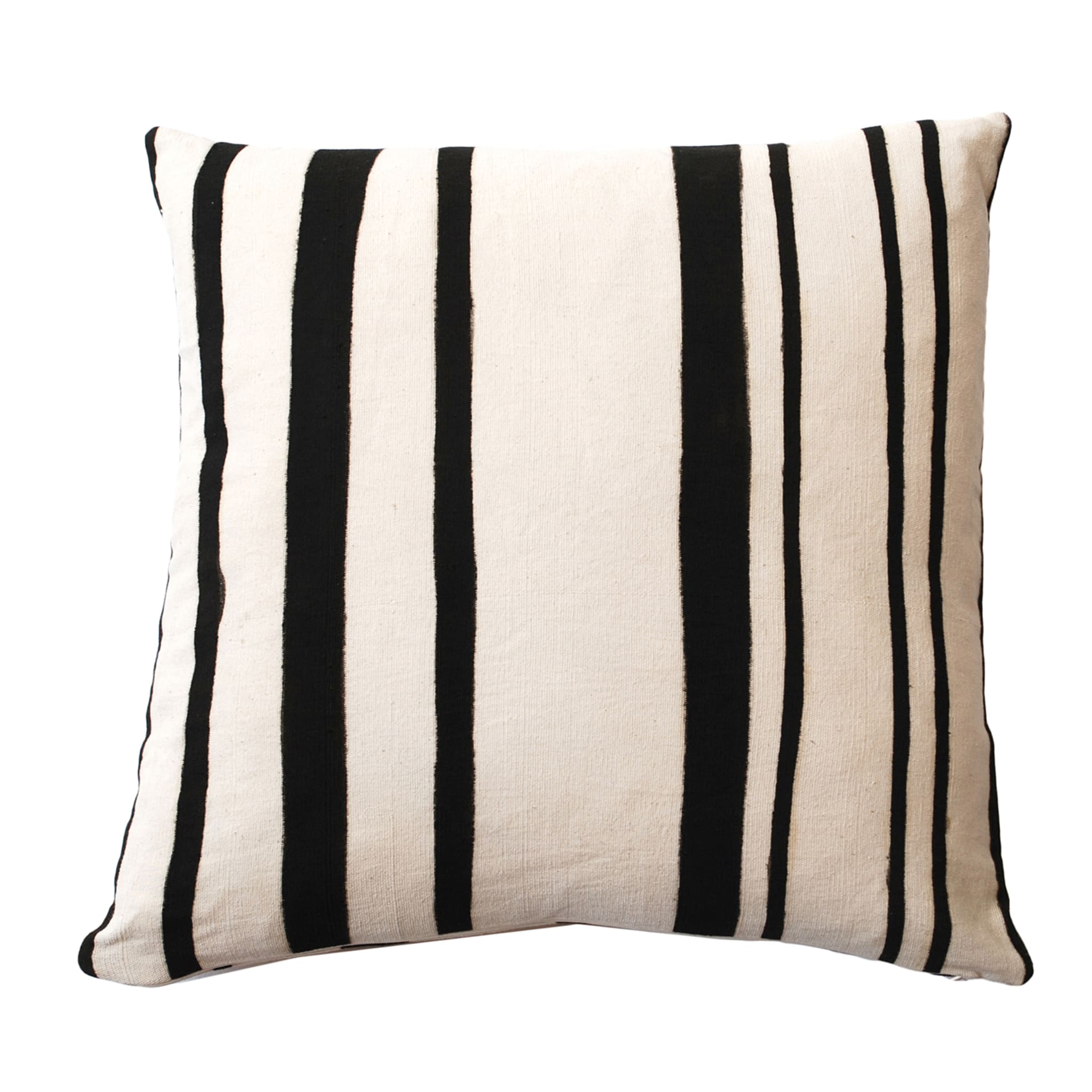 Handwoven Bianco Zebra Cushion - Main view