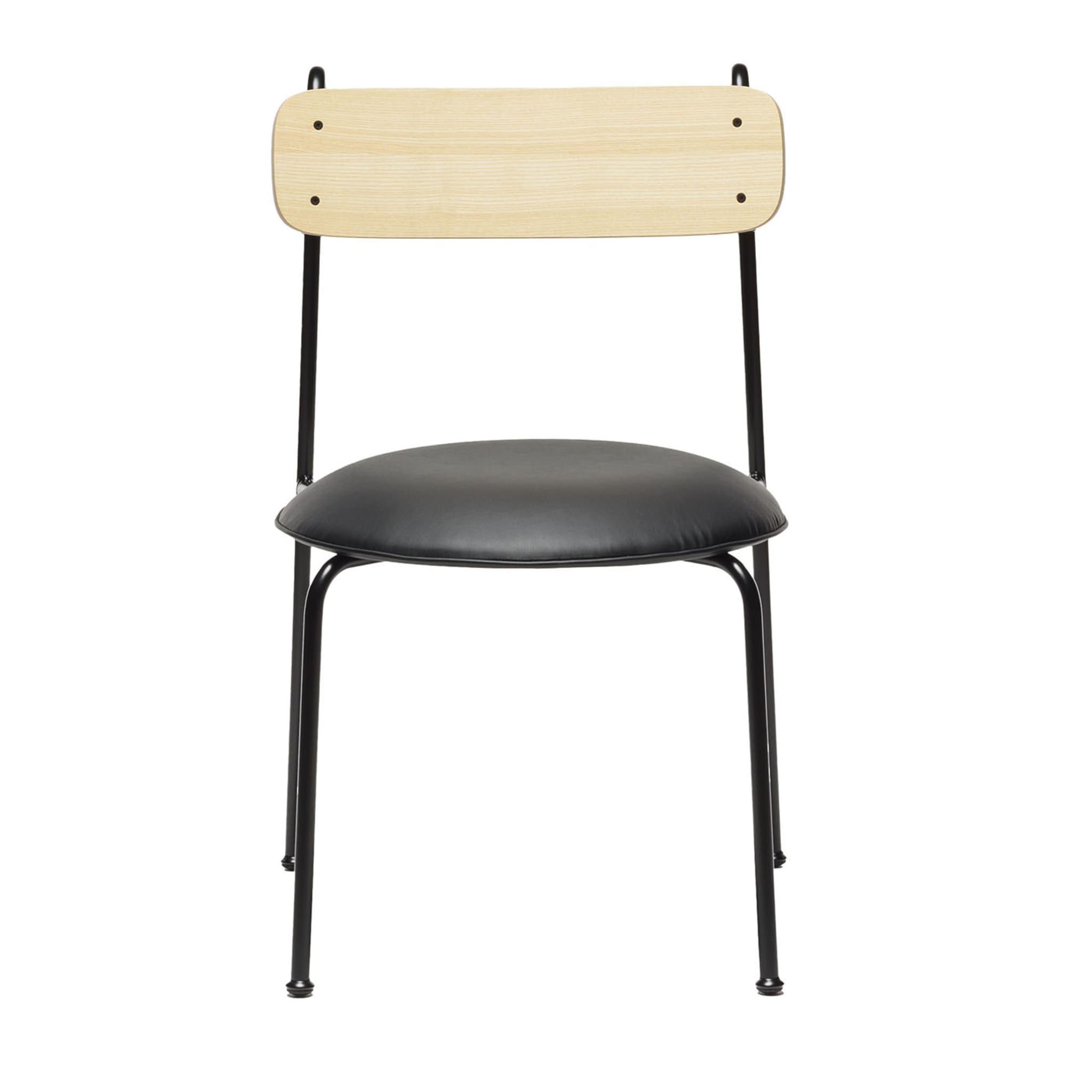 Lena S Black And Natural Ash Chair By Designerd - Main view