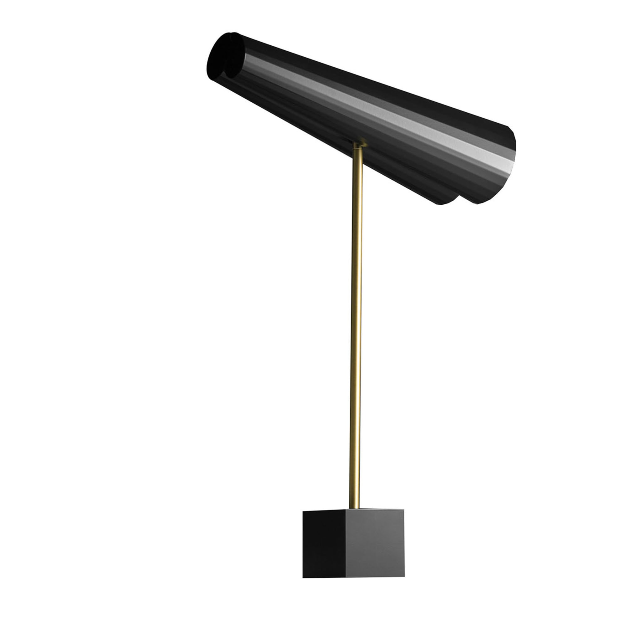 Lampe de table noire Wall-y à 2 lumières de Michele Reginaldi - Vue principale