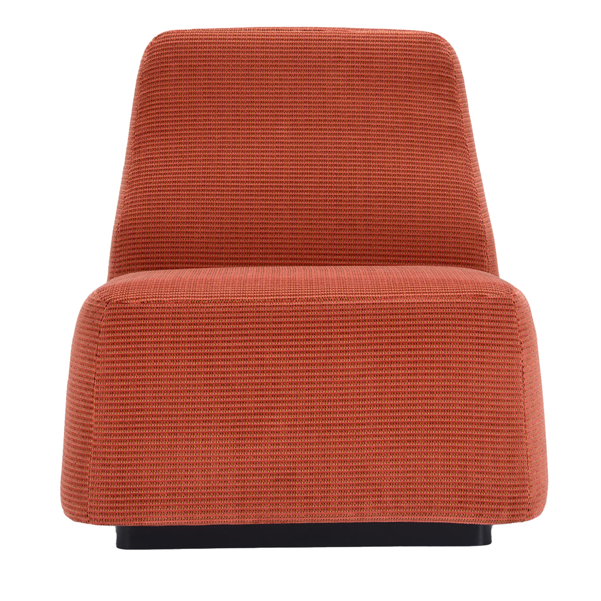 Nuda Orange Lounge Chair by Simone Micheli - Main view