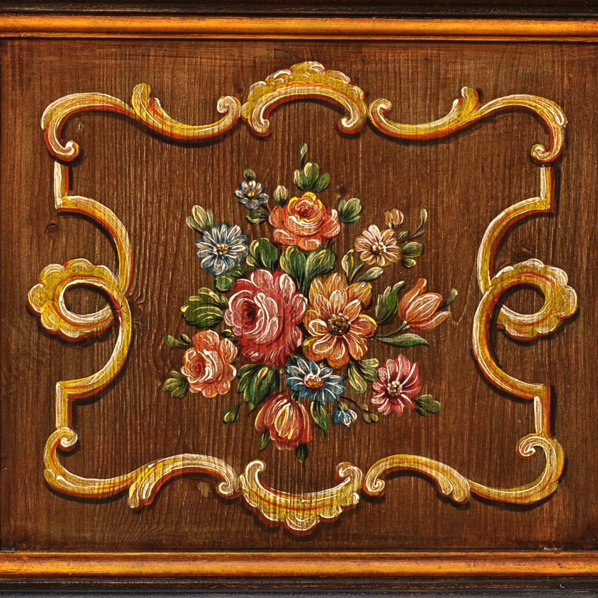 Tirolesi '600 Venetian-Baroque Floral Sideboard - Vue alternative 2