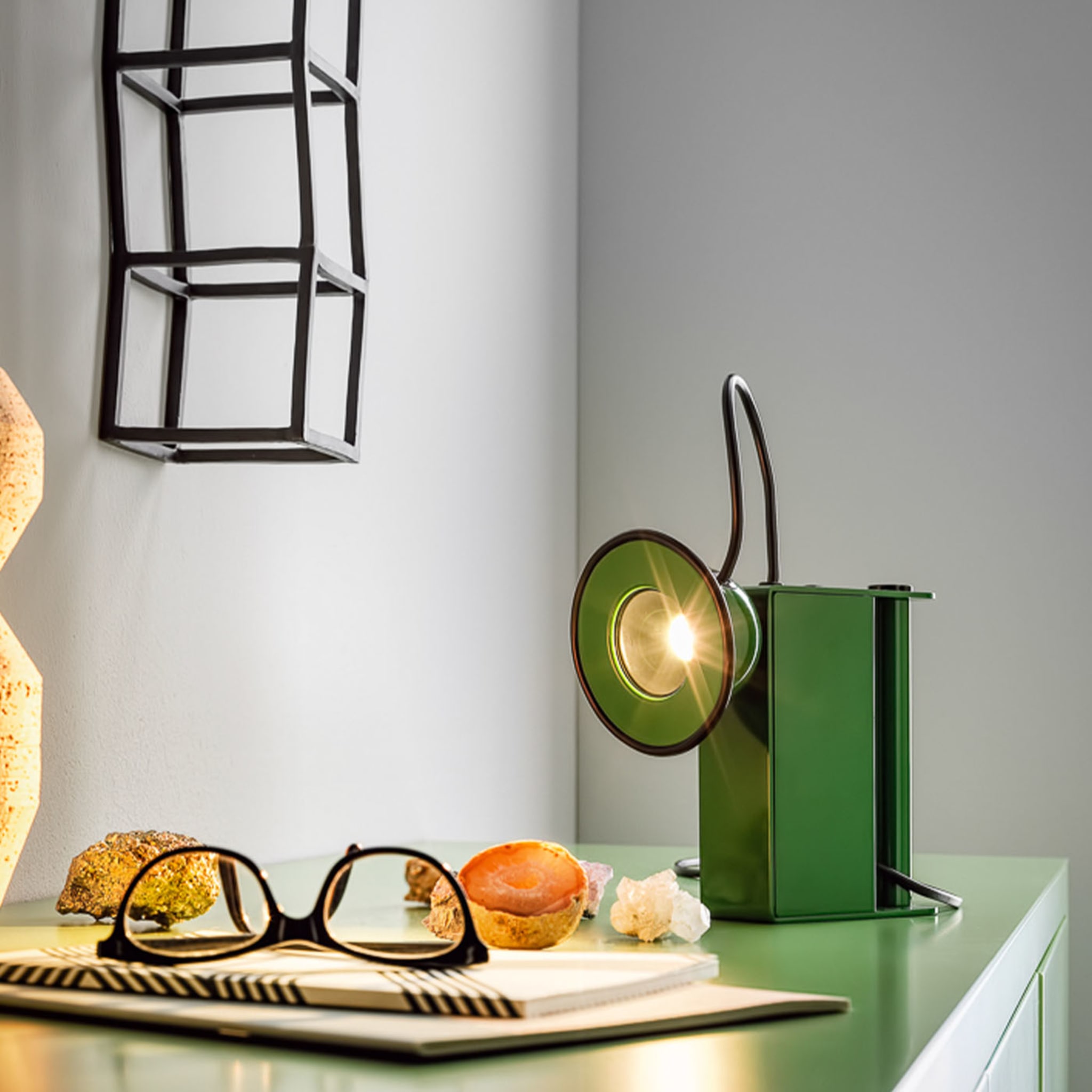 Minibox Green Table Lamp - Alternative view 1