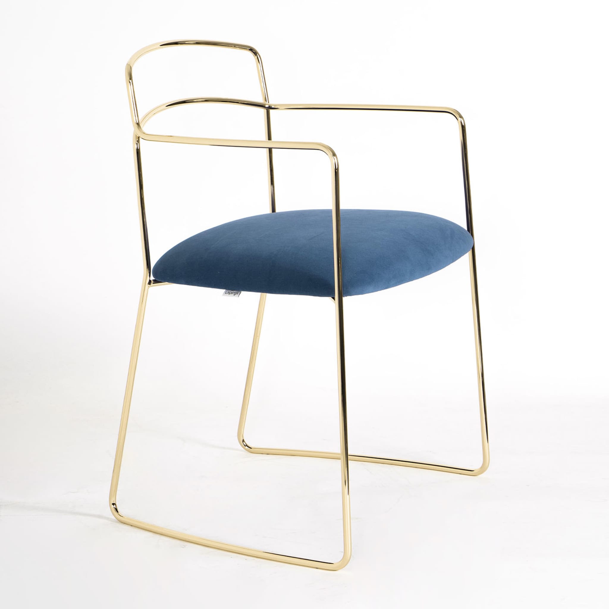 Seidecimi Gold Chair With Armrests - Alternative view 4
