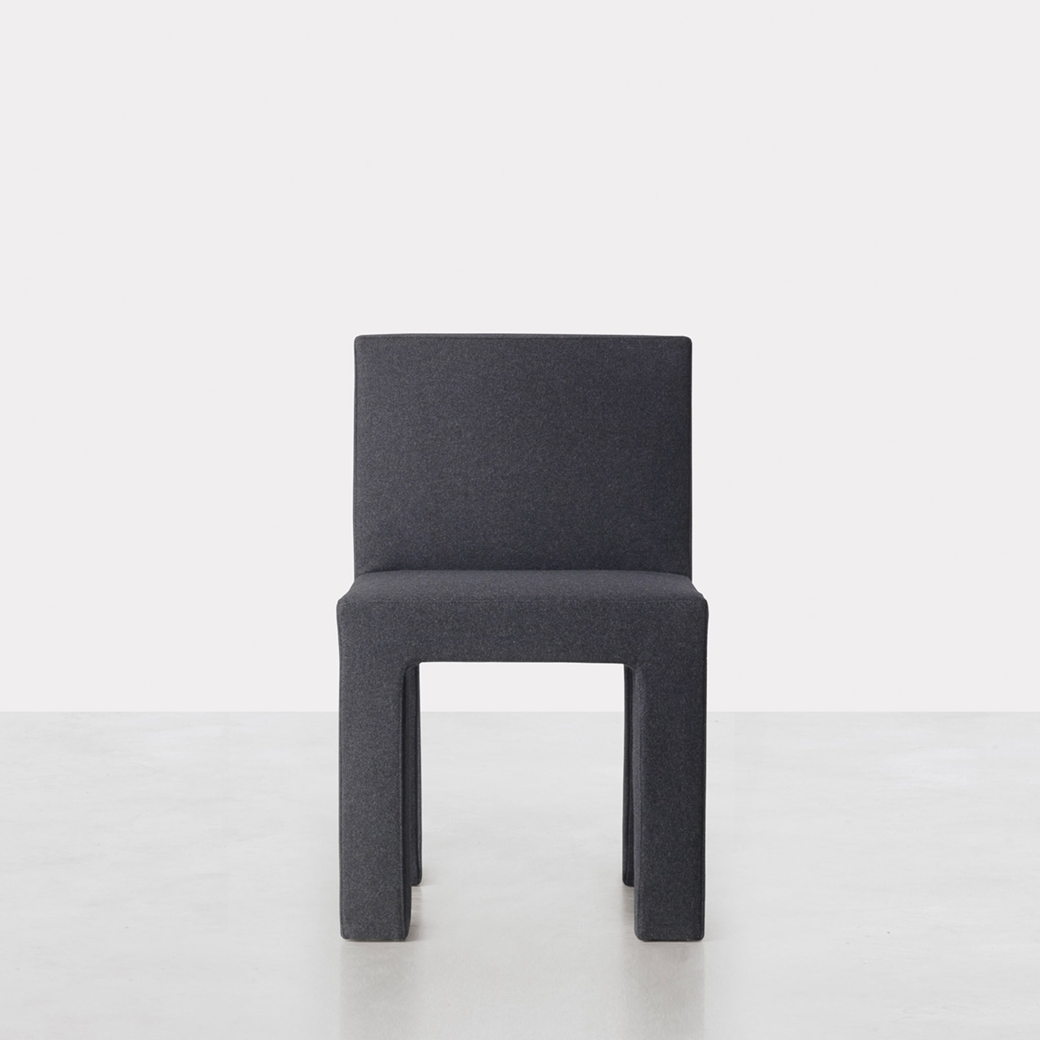 Quadrata Grauer Stuhl von Dainelli Studio - Alternative Ansicht 1