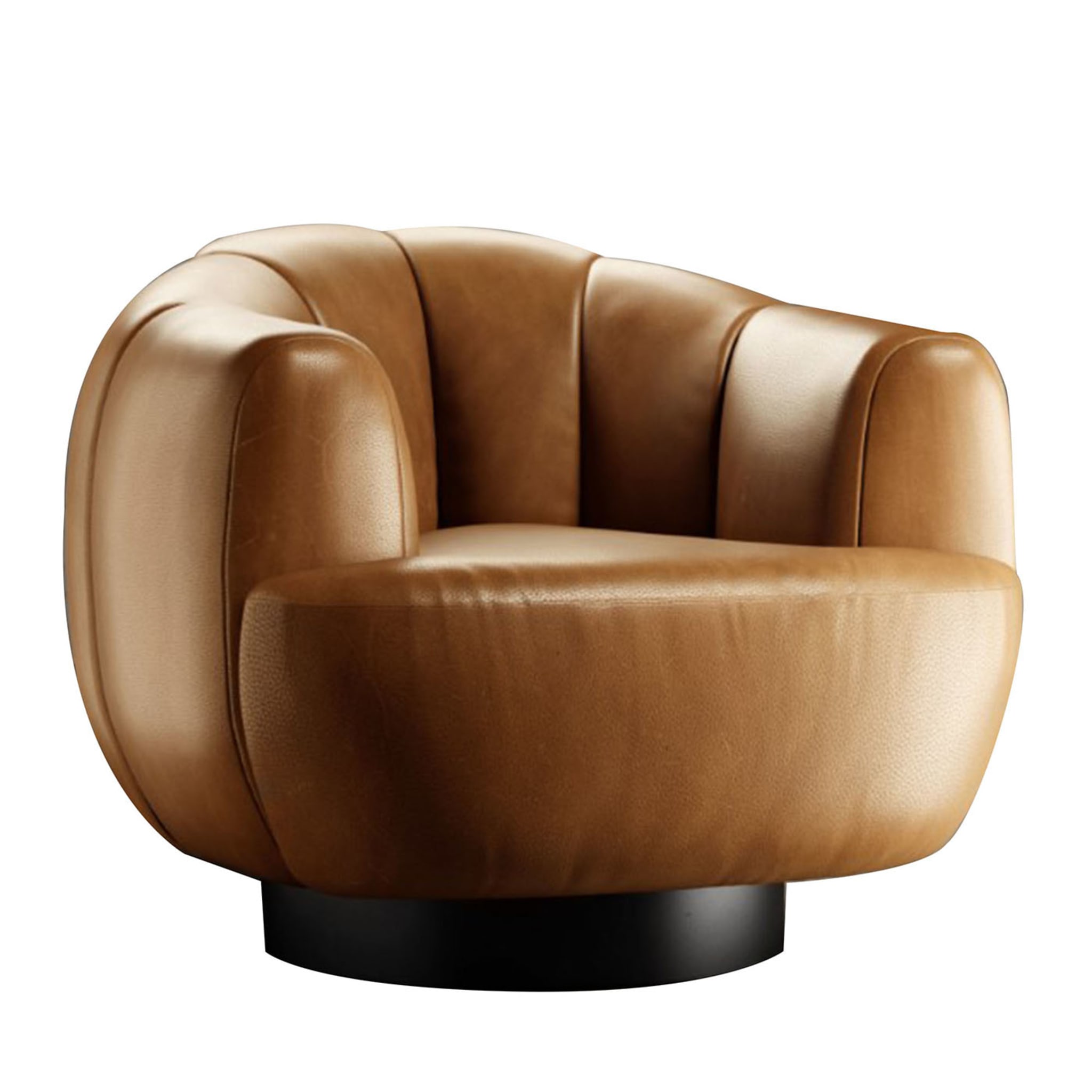 Ornella Leather Armchair - Main view