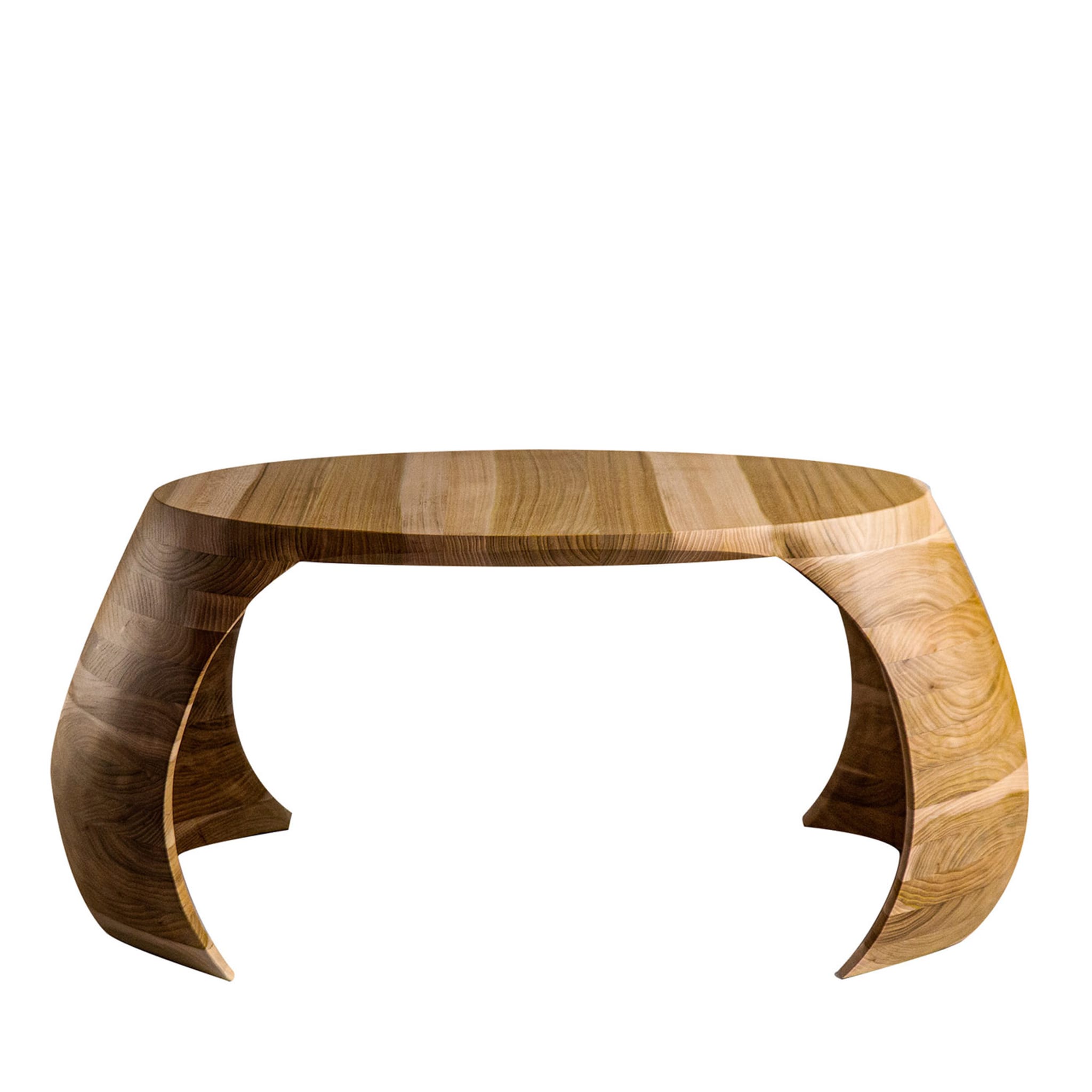 Ollie Oval Elm Coffee Table - Main view