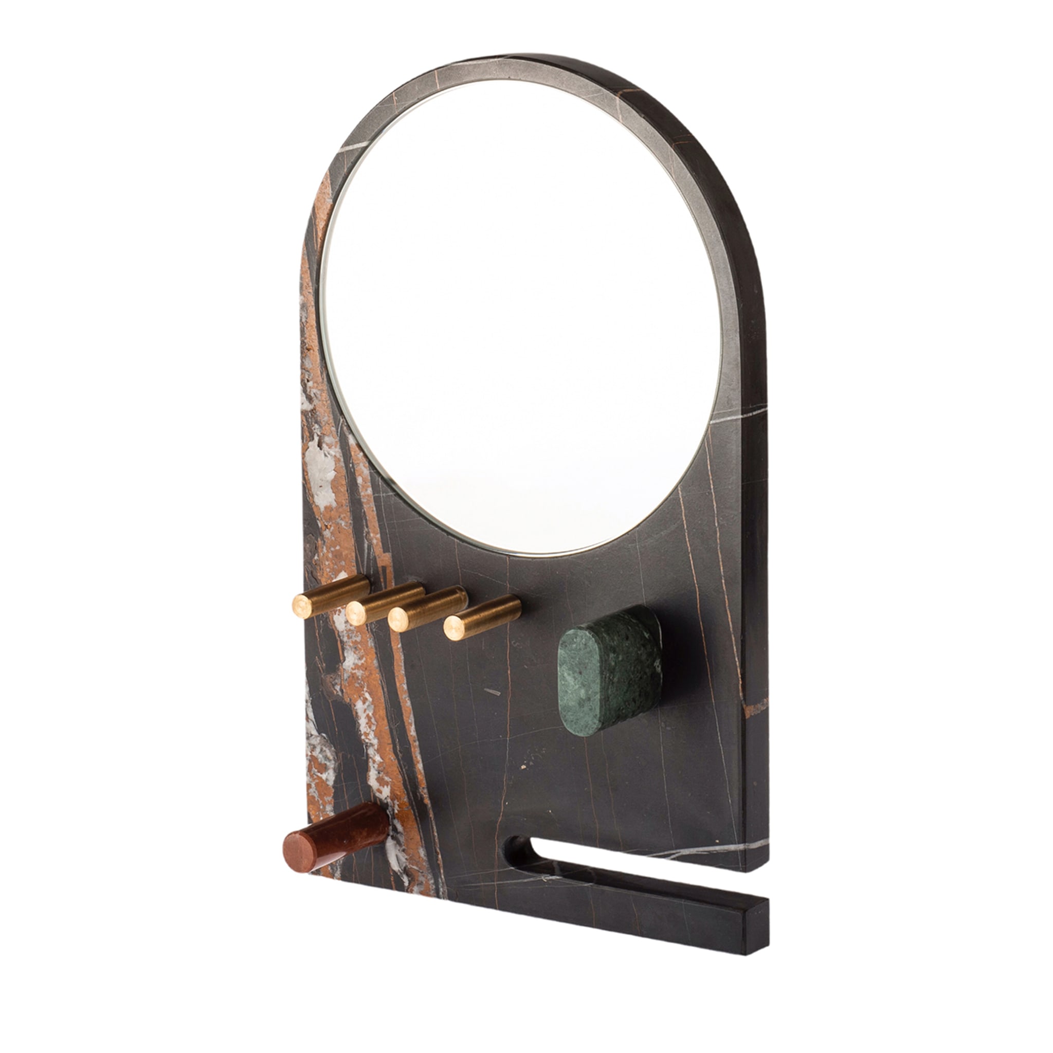 Lunatico Sahara Noir Jewelry Stand With Mirror by Cecilia Alemagna - Main view