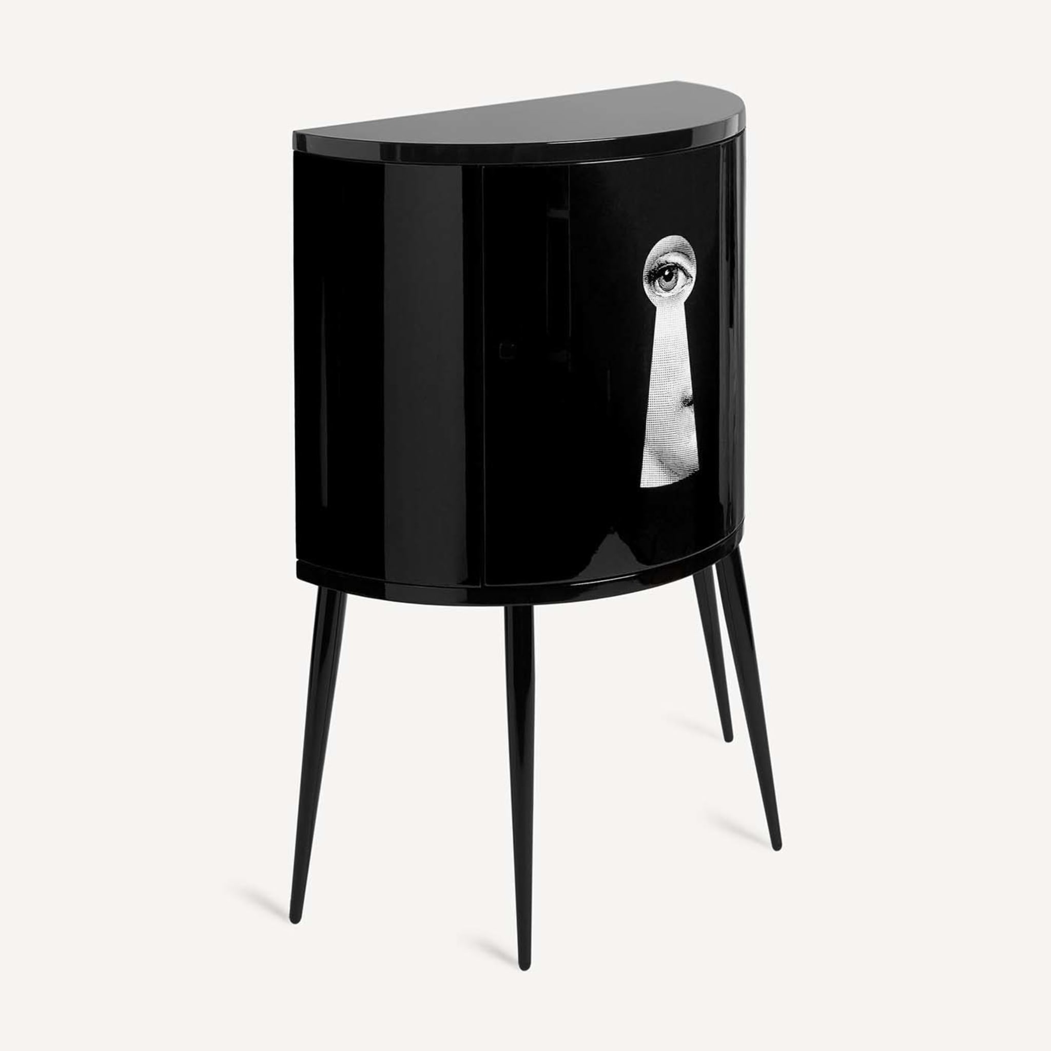 Serratura Black Curved Small Cabinet - Alternative view 3