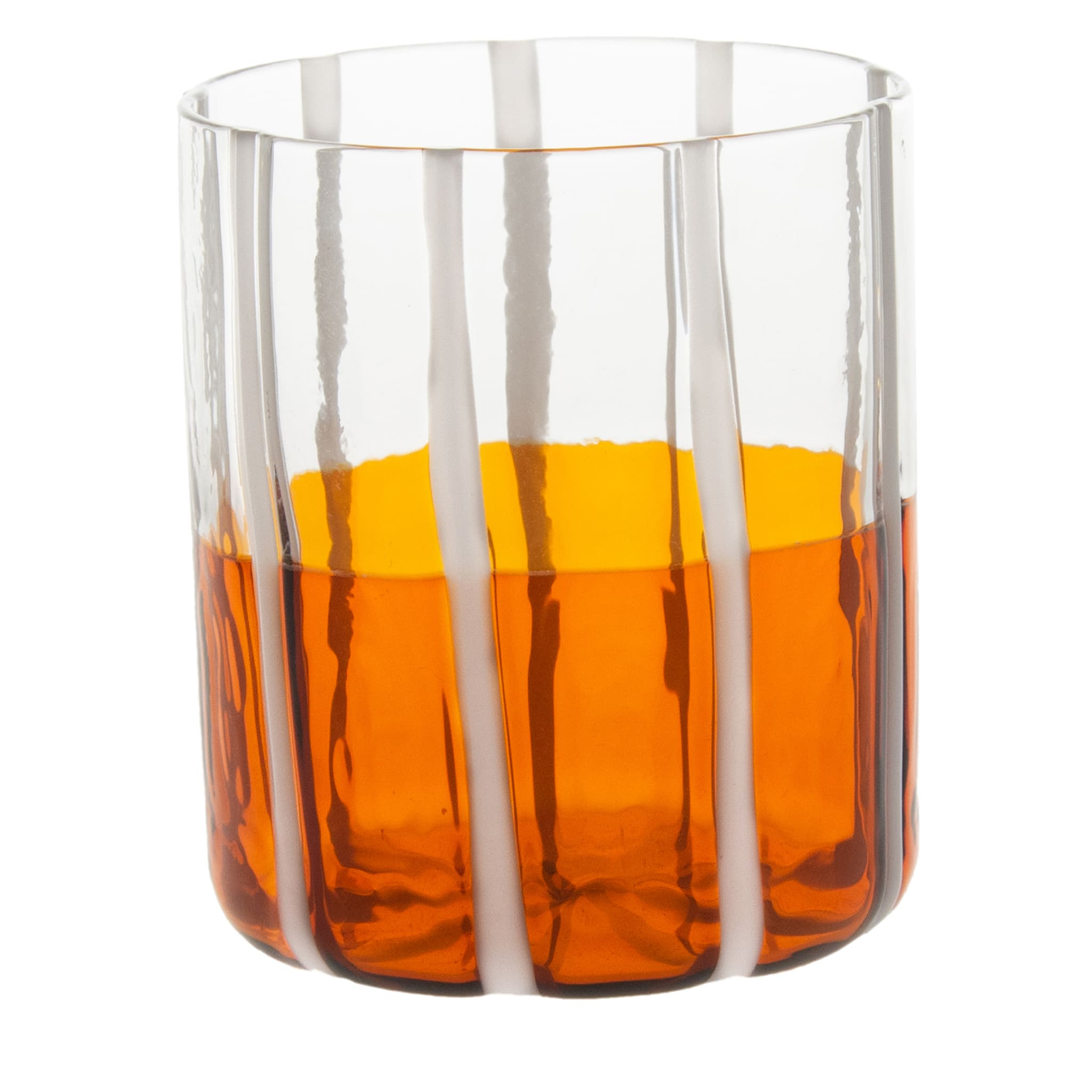 Orange & Transparent Mezzo & Mezzo Glass - Main view