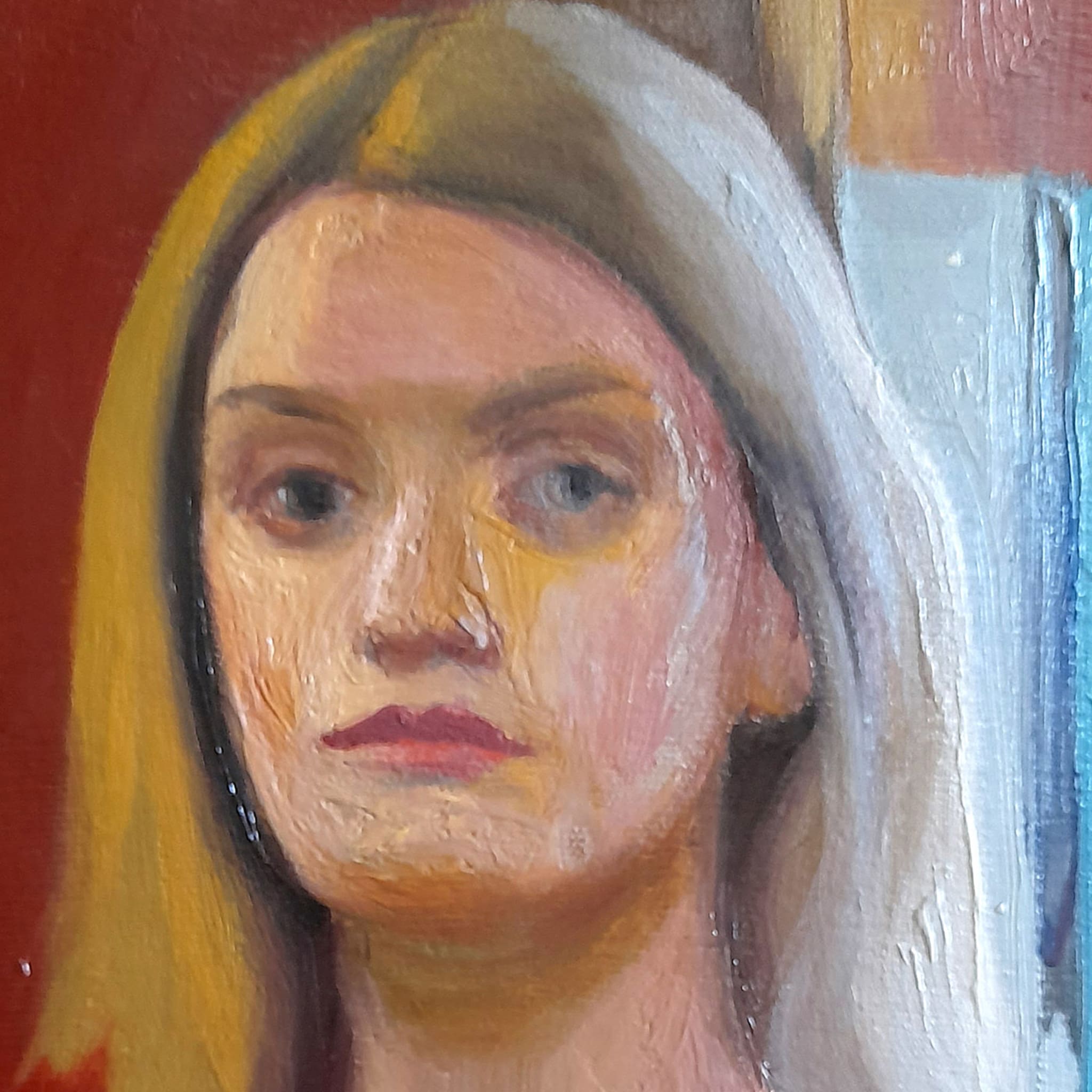 Studentesse Oil on Canvas Painting - Alternative view 2
