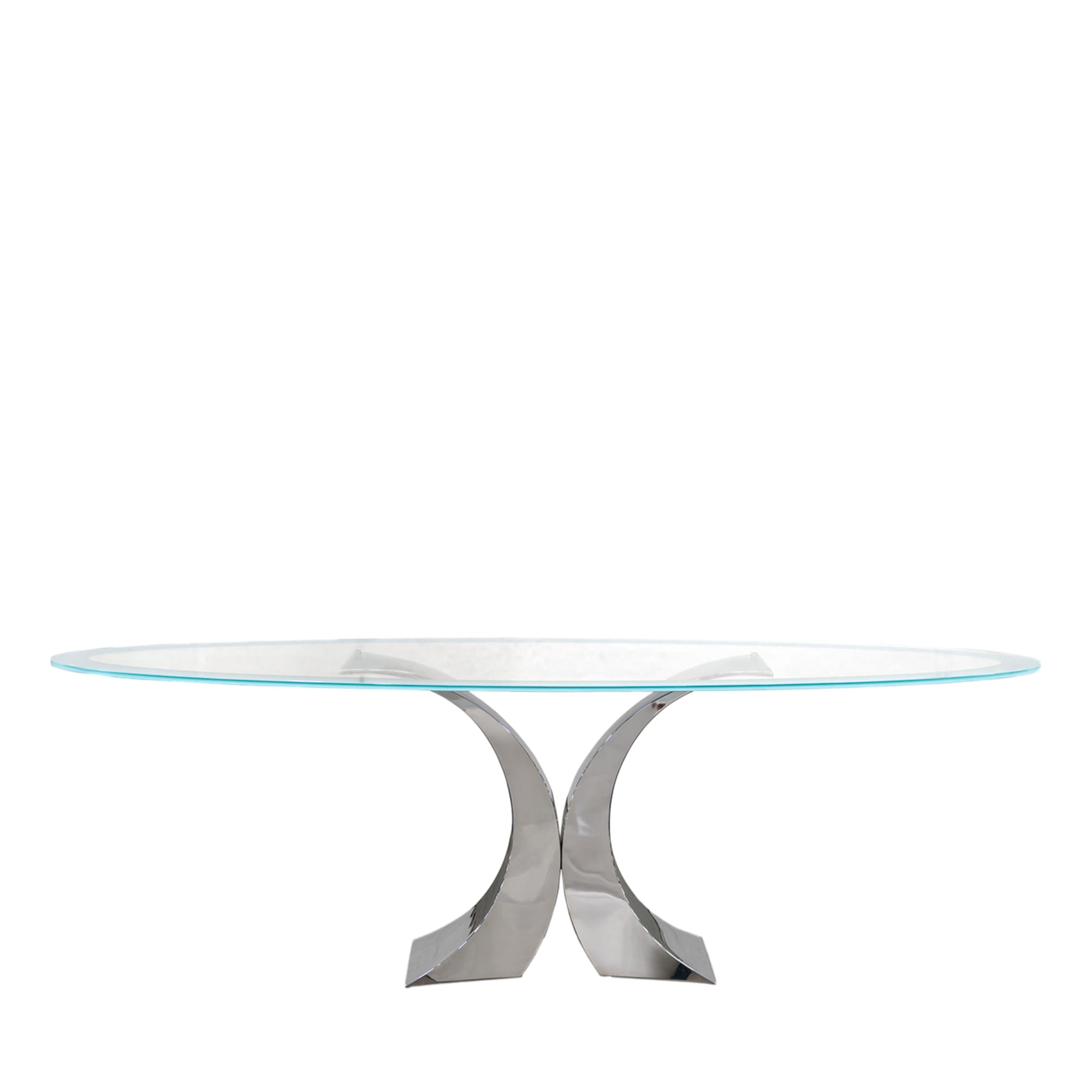 Xena Silver Dining Table - Main view