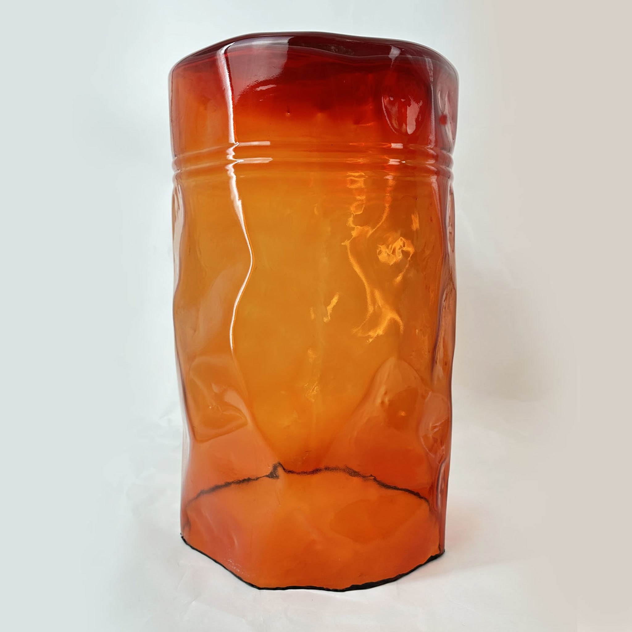 Gio Orange Glass Stool - Alternative view 4