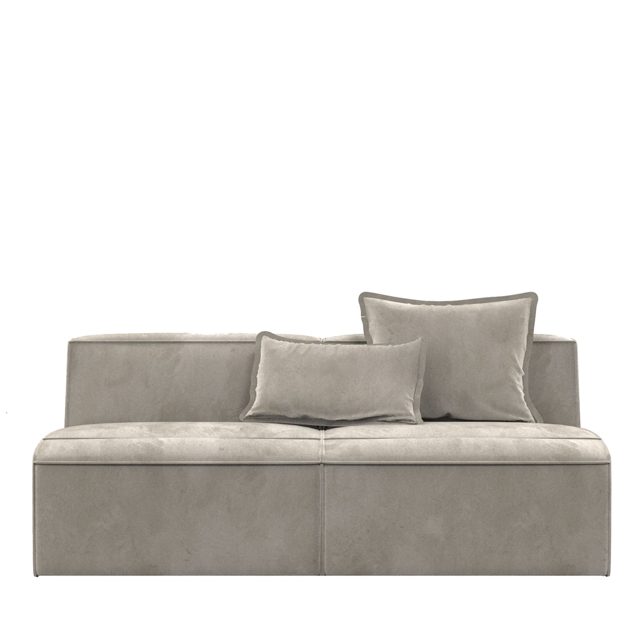 Infinito Small Gray Sofa by Lorenza Bozzoli - Main view
