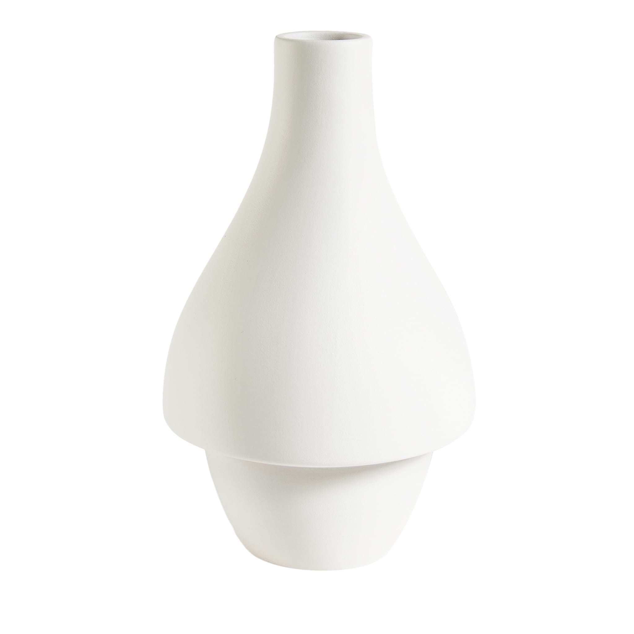Vase décoratif blanc Havane de René Barba #3 - Vue principale