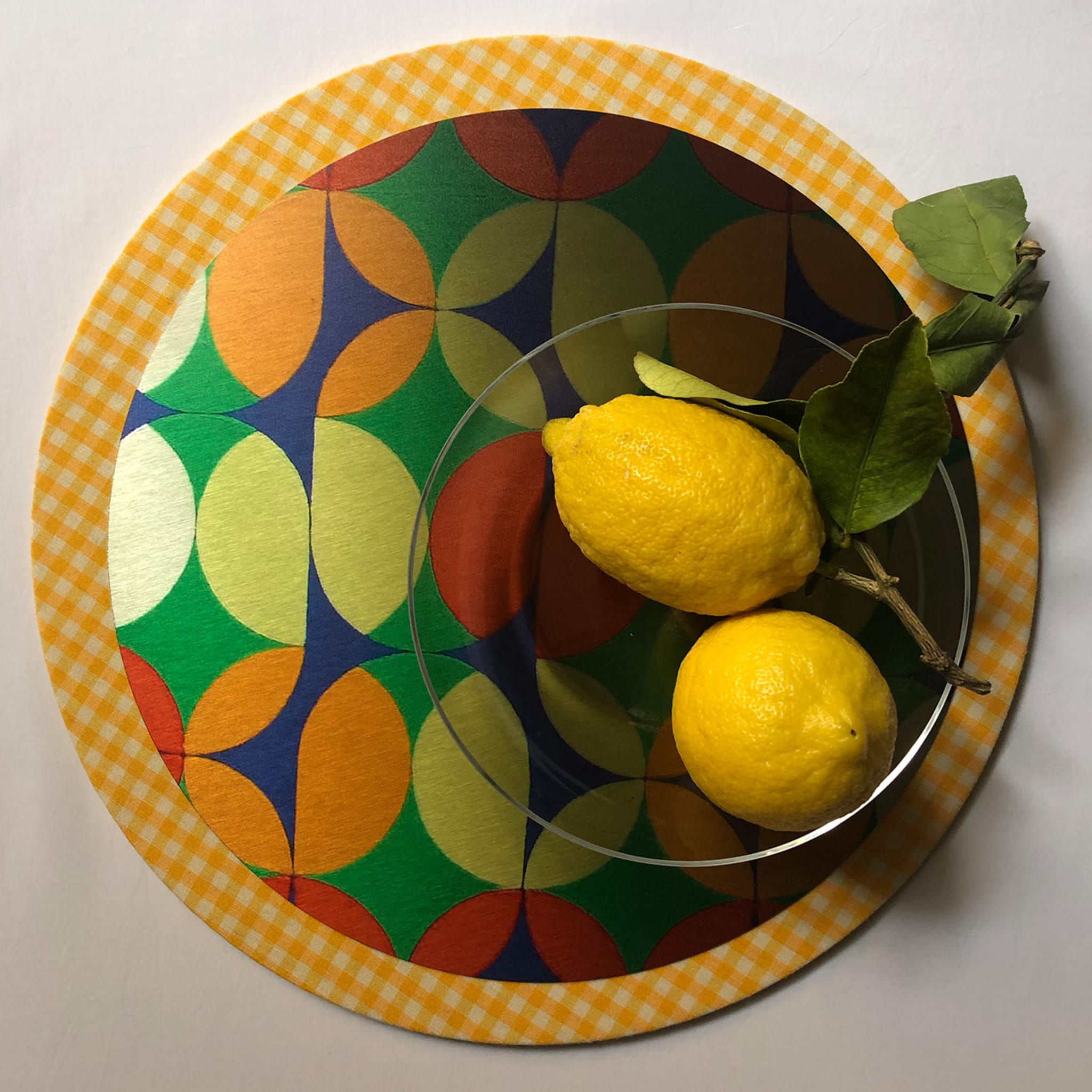 Cuffiette Yellow and White Placemat - Alternative view 1