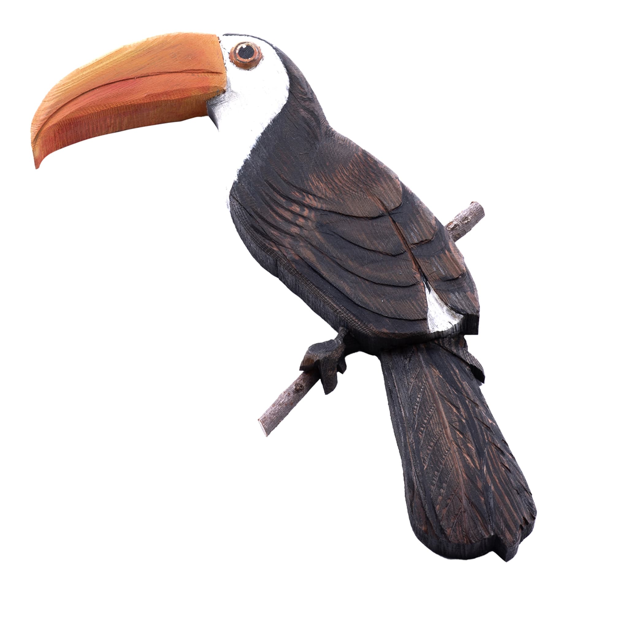 Statuette en bois de toucan - Vue principale