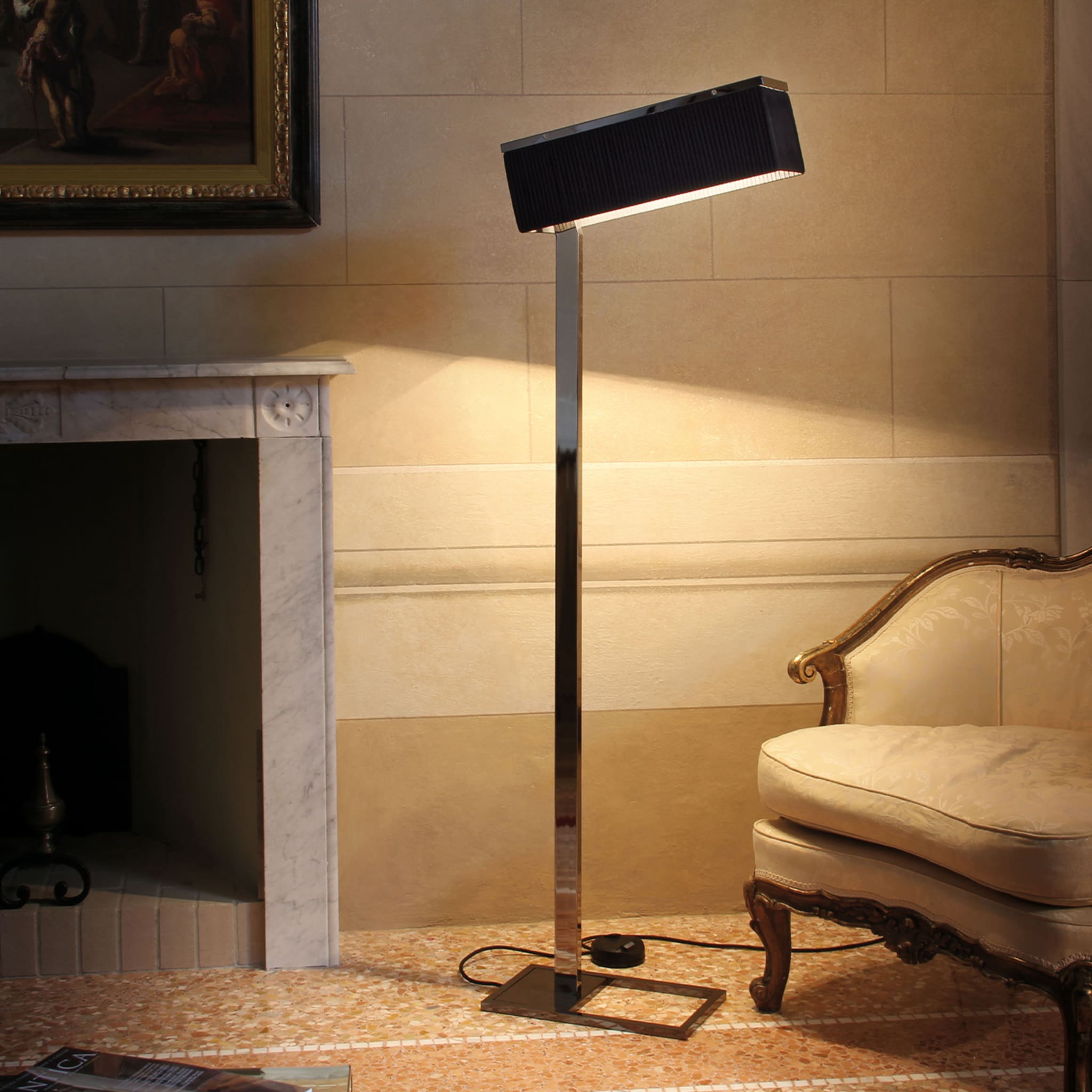 Gimko L Black Floor Lamp by Arch. Luca Sgroi - Alternative view 1