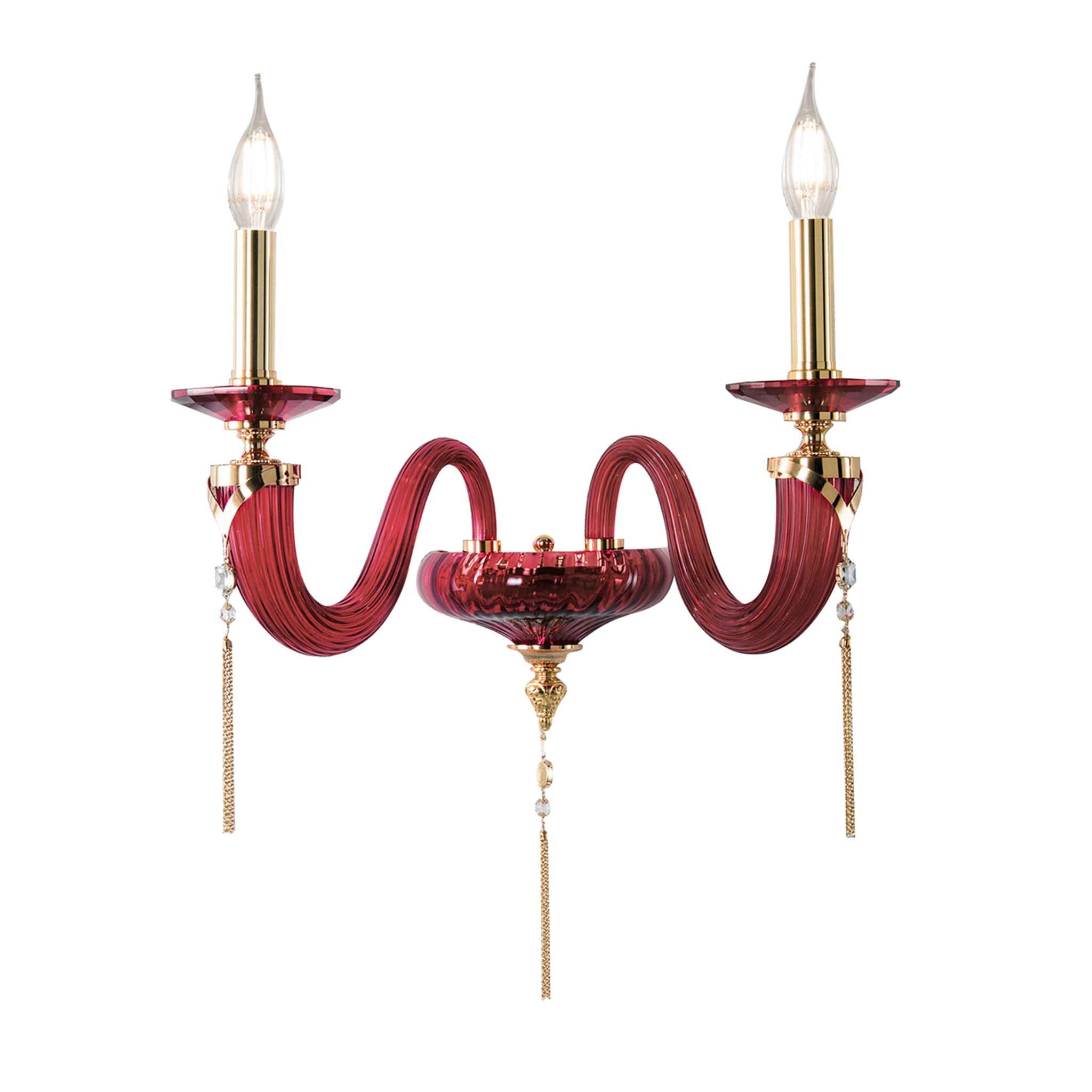 Monet 2-Light Red Sconce - Main view