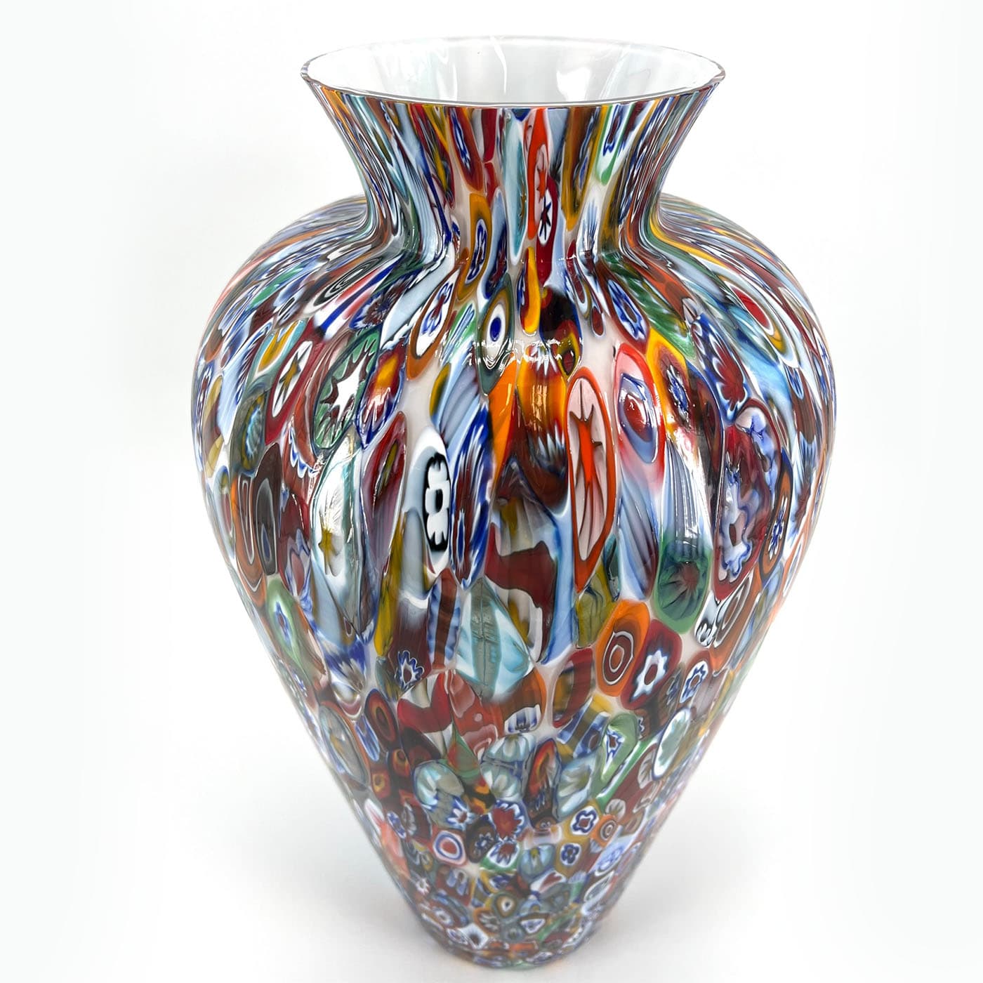 Multicolor Murrina Vase #3 Officine di Murano 1295 - Artemest