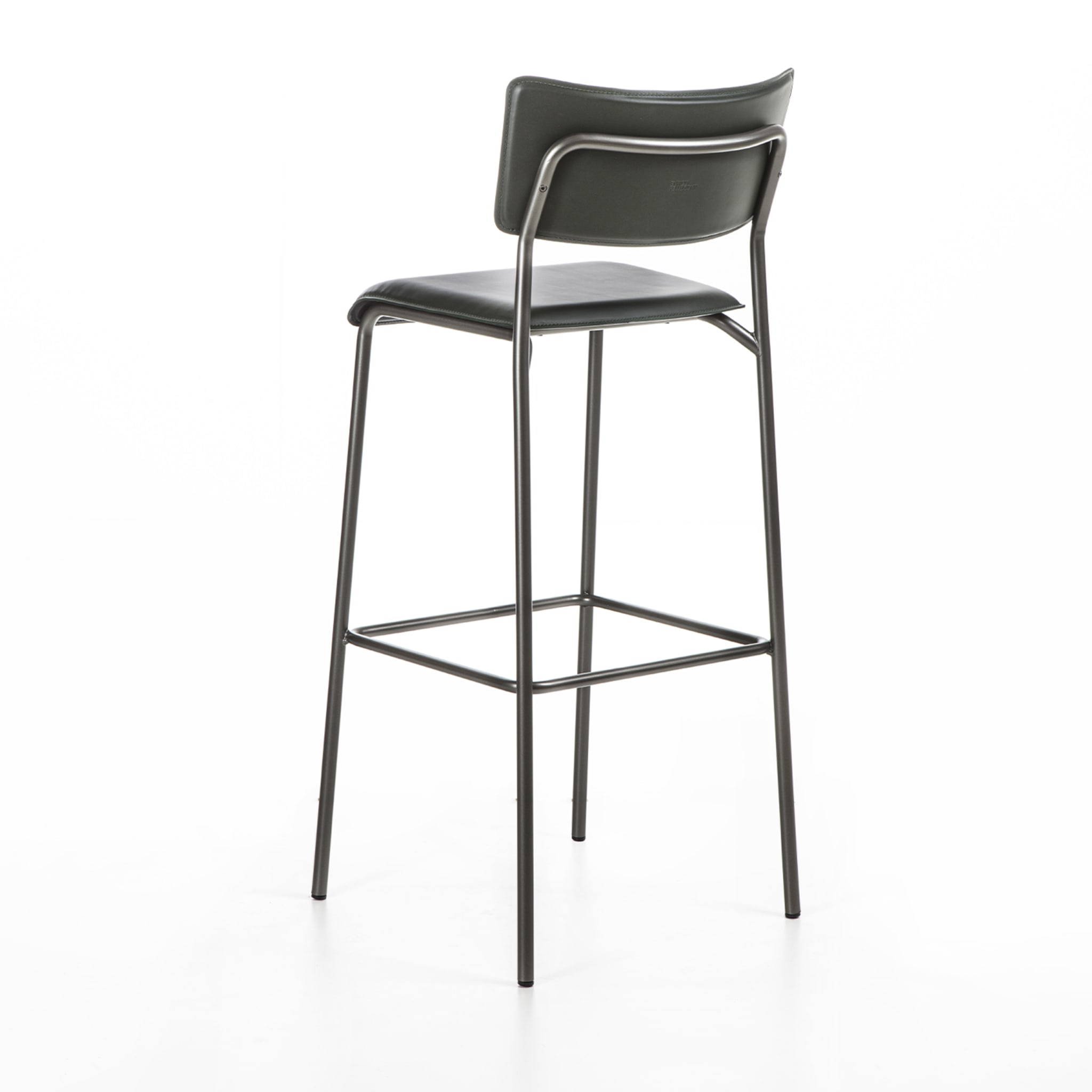 Isotta Leather Bar Stool - Alternative view 3