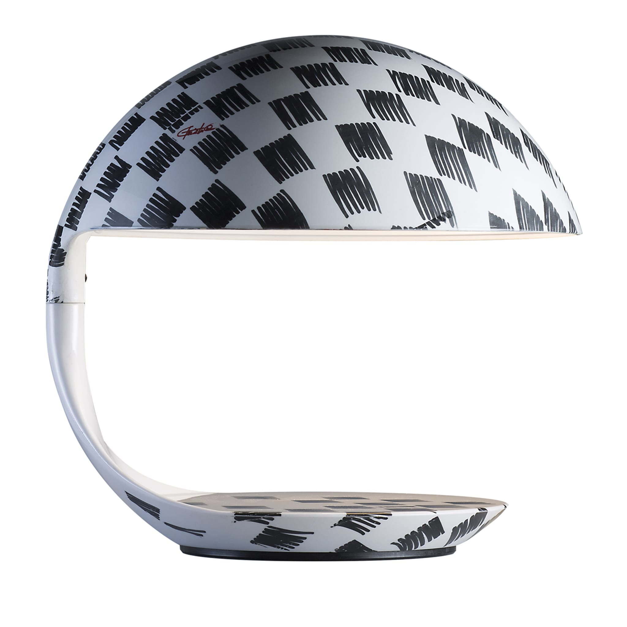 Cobra Texture Checkered Table Lamp by Emiliana Martinelli - Main view