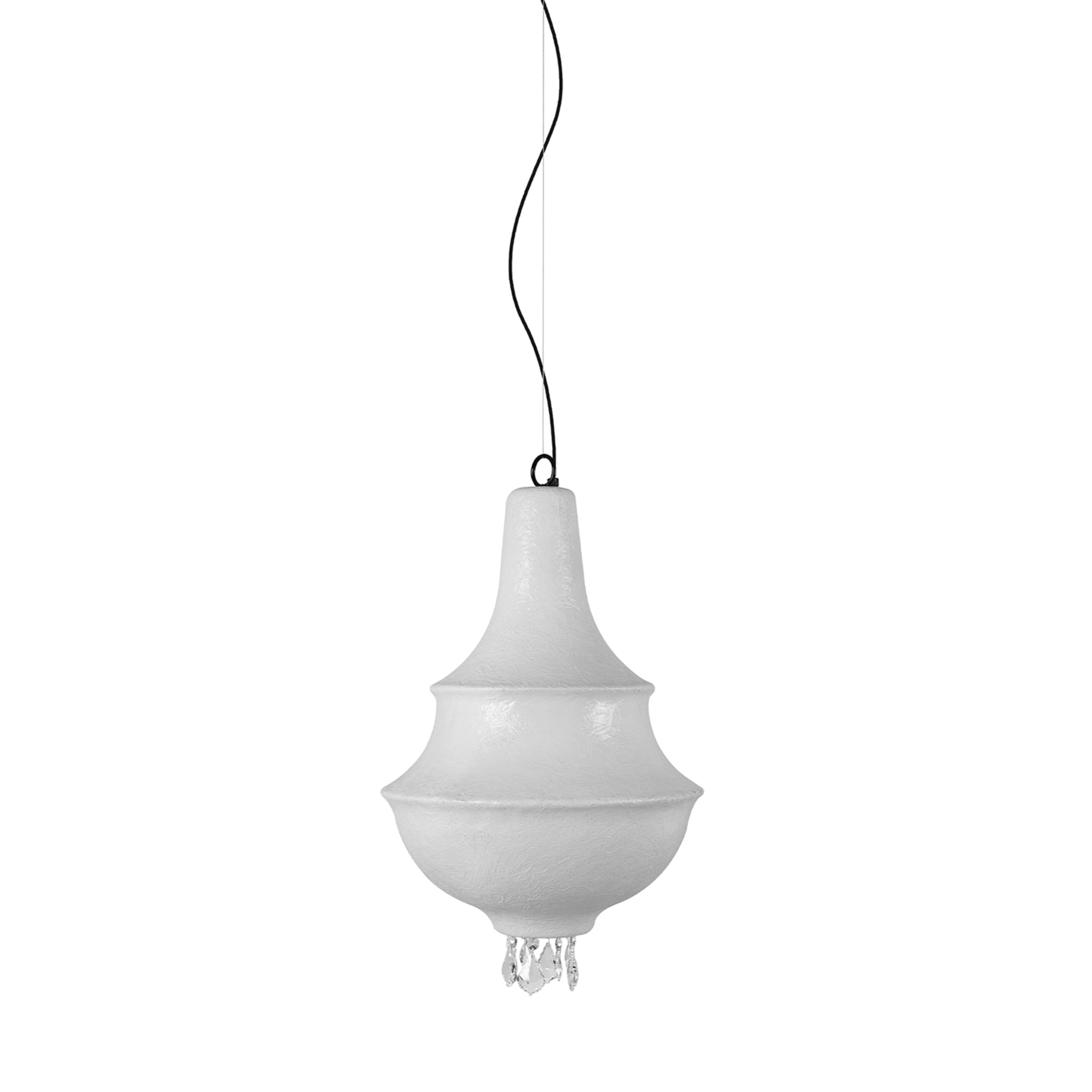 Lady D Small White Pendant Lamp - Main view