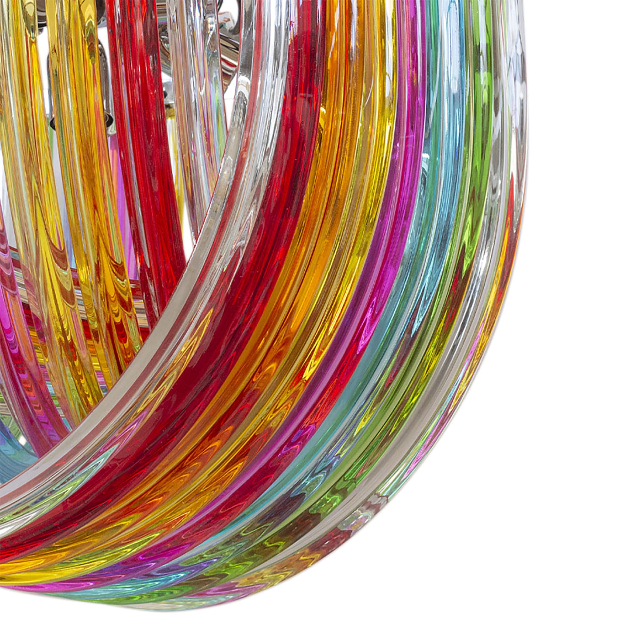 Ares Multicolor Glass Chandelier - Alternative view 2
