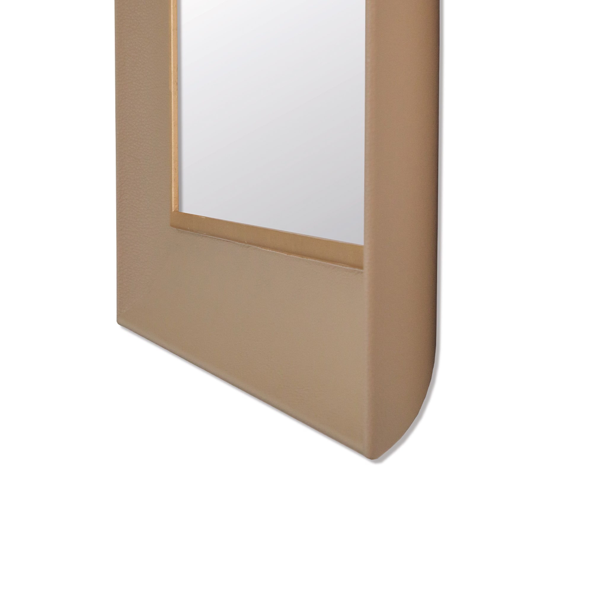 Arco Contemporary Beige Mirror - Alternative view 2