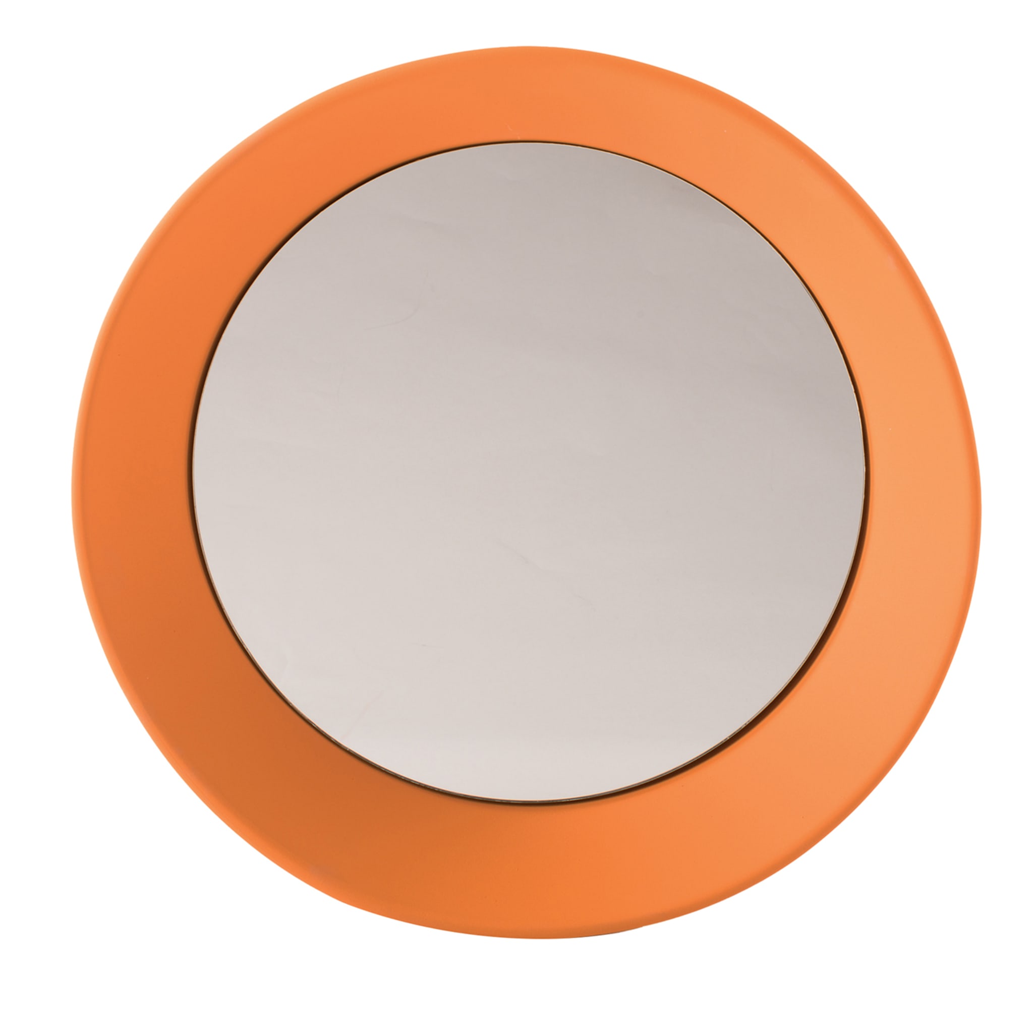 Girotondo, piccolo specchio da parete rotondo arancione di Zaven - Vista principale