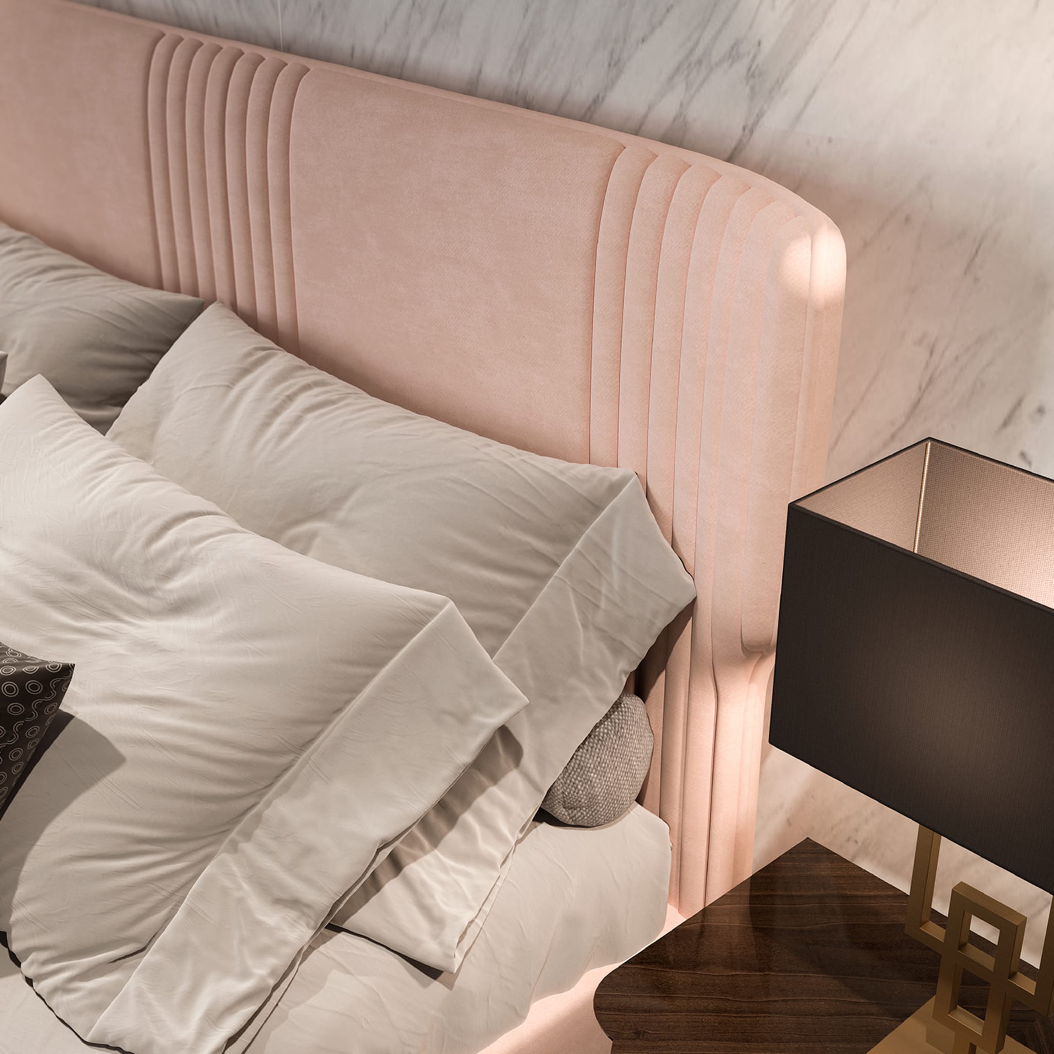 Gattopardo Pink Double Bed - Alternative view 2